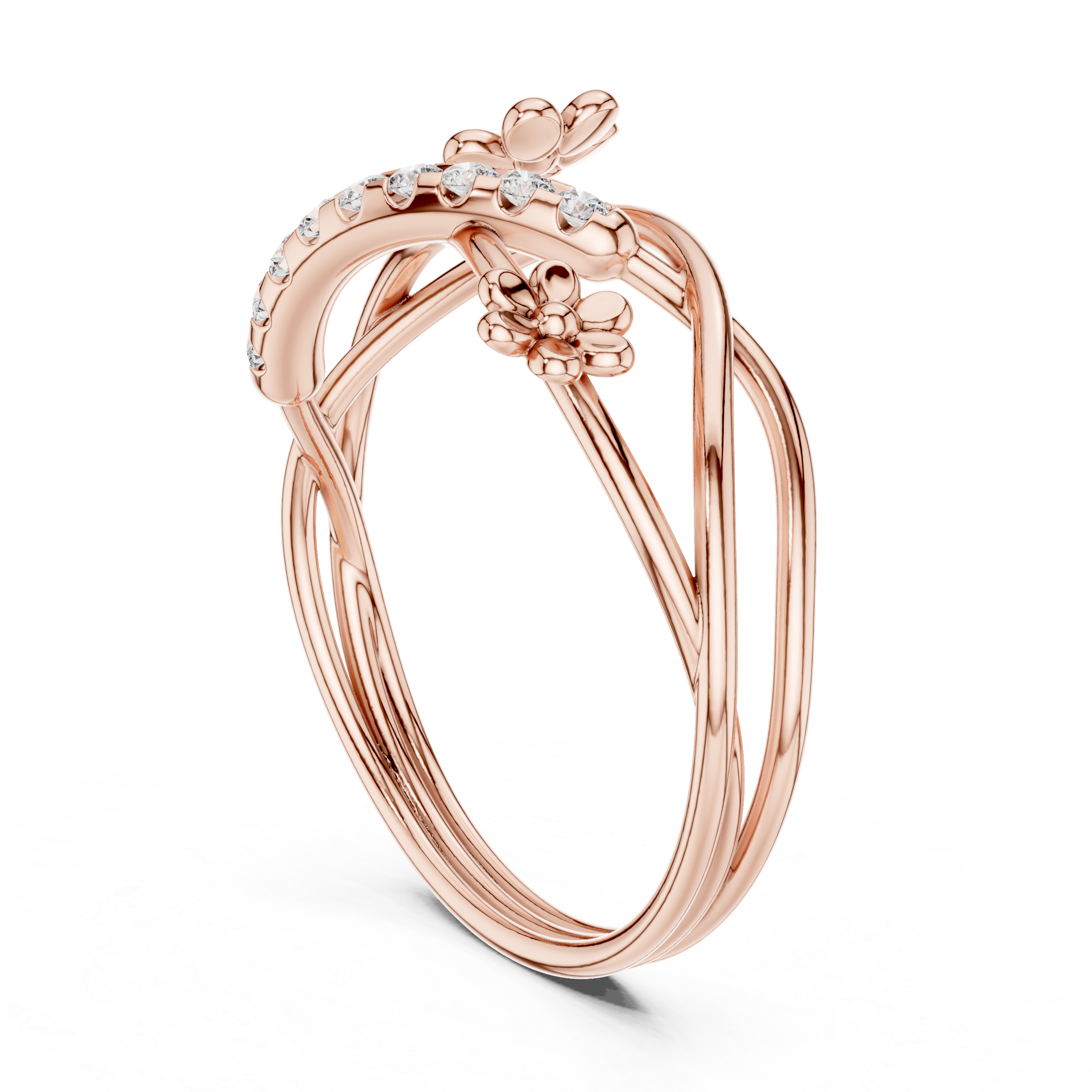 Open cuff bracelet with sleek finish.