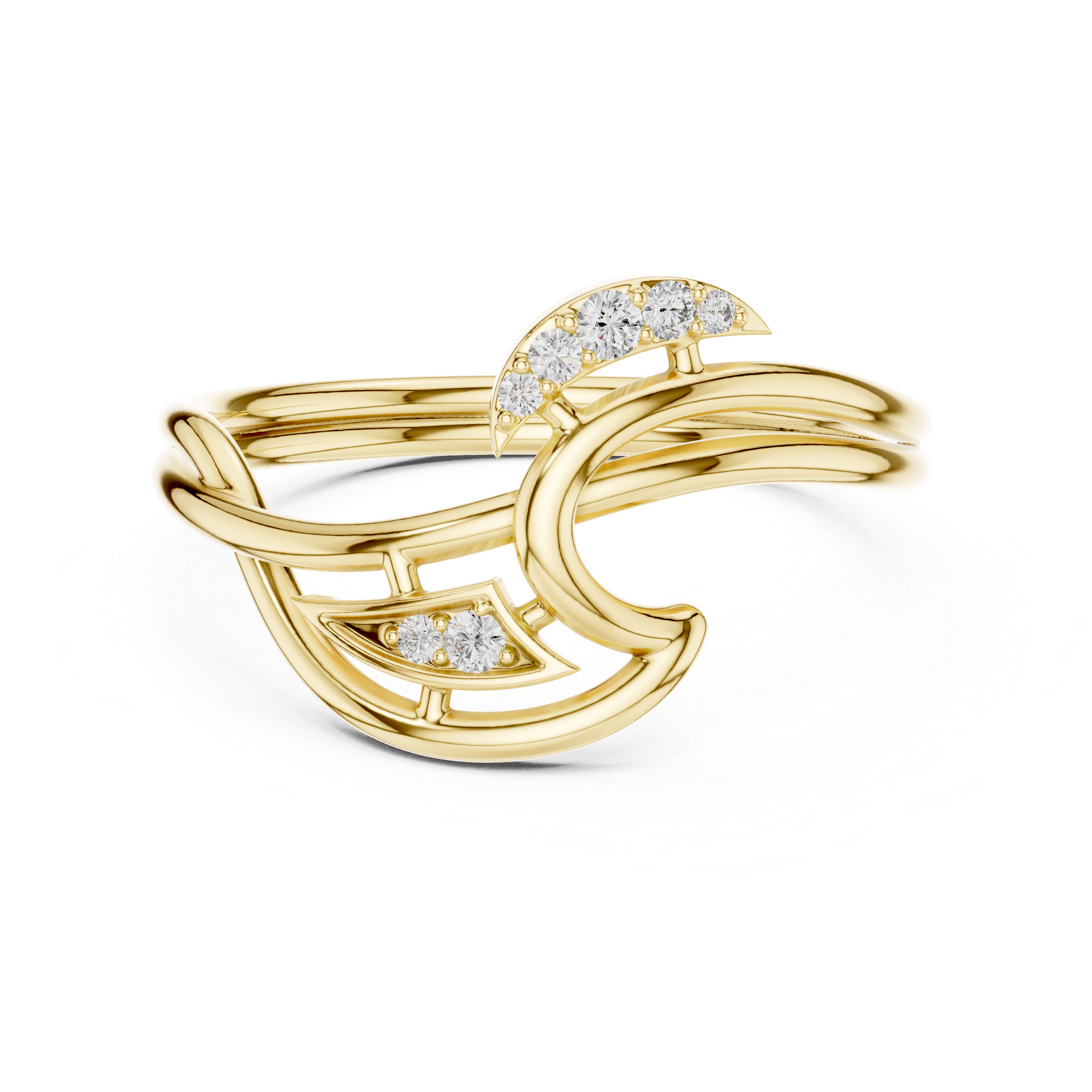 Gold anklet with sleek chain design.