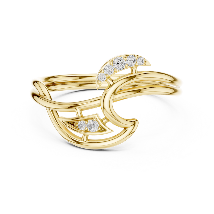 Gold anklet with sleek chain design.