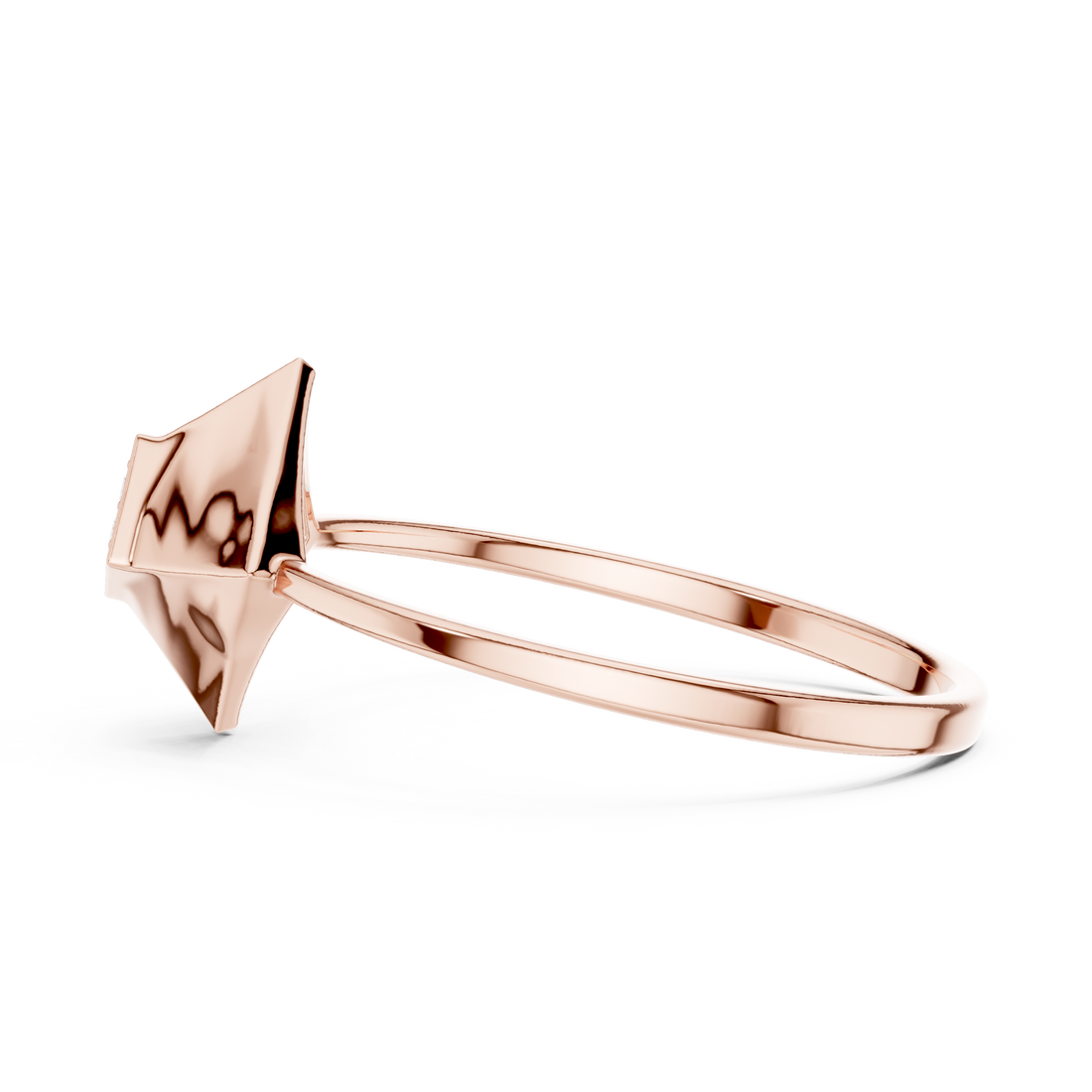 Silver toe ring with adjustable band.