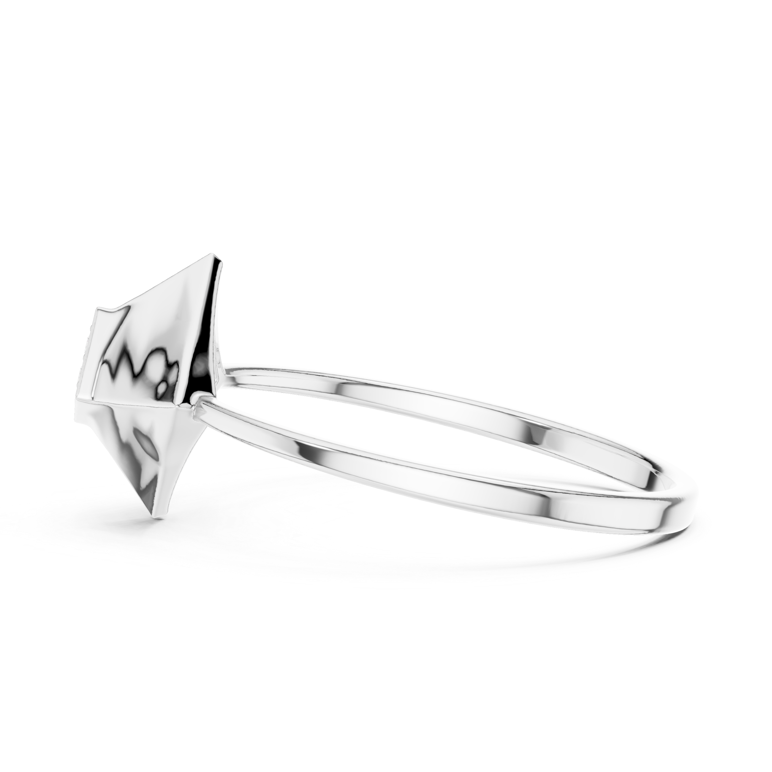 Gemstone toe ring with central stone.