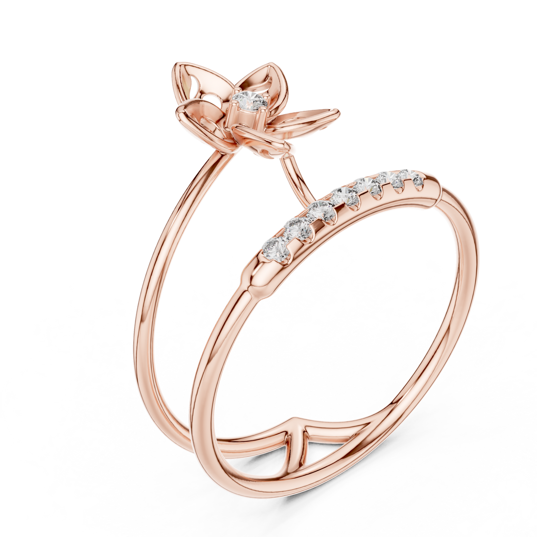 Classic men's signet ring with engraving.