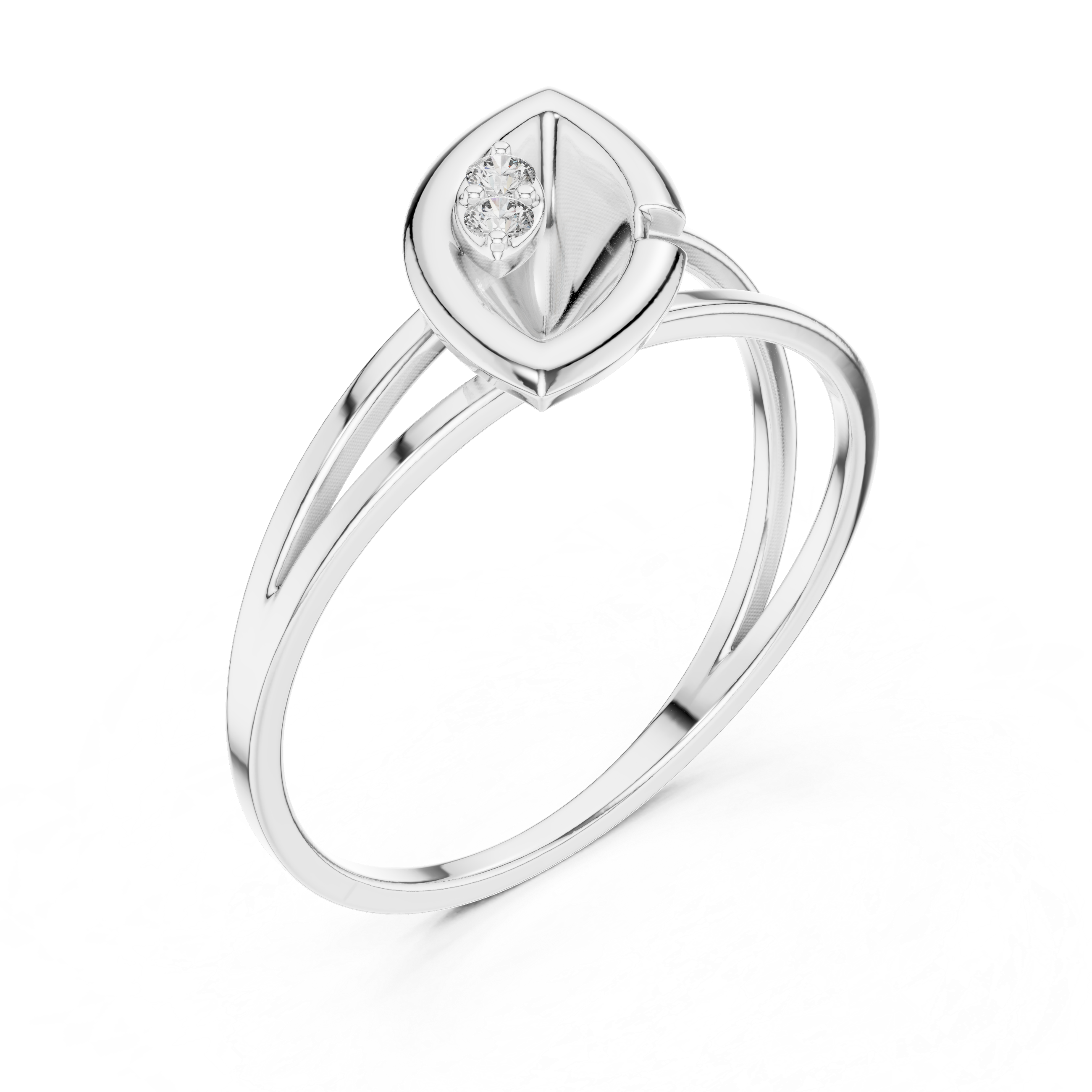 Link bracelet with bold metal segments.