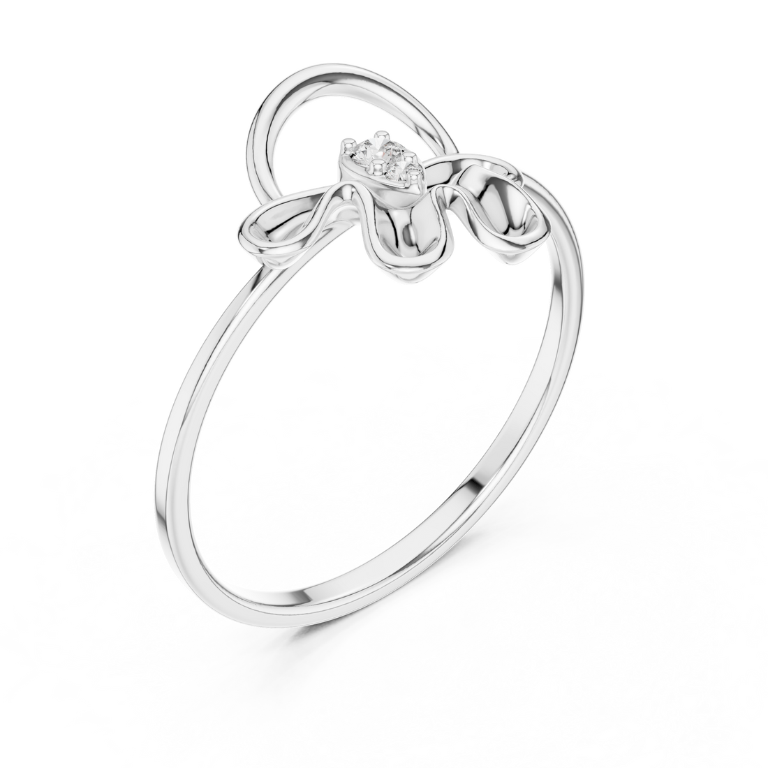 Stackable ring set with slim bands.