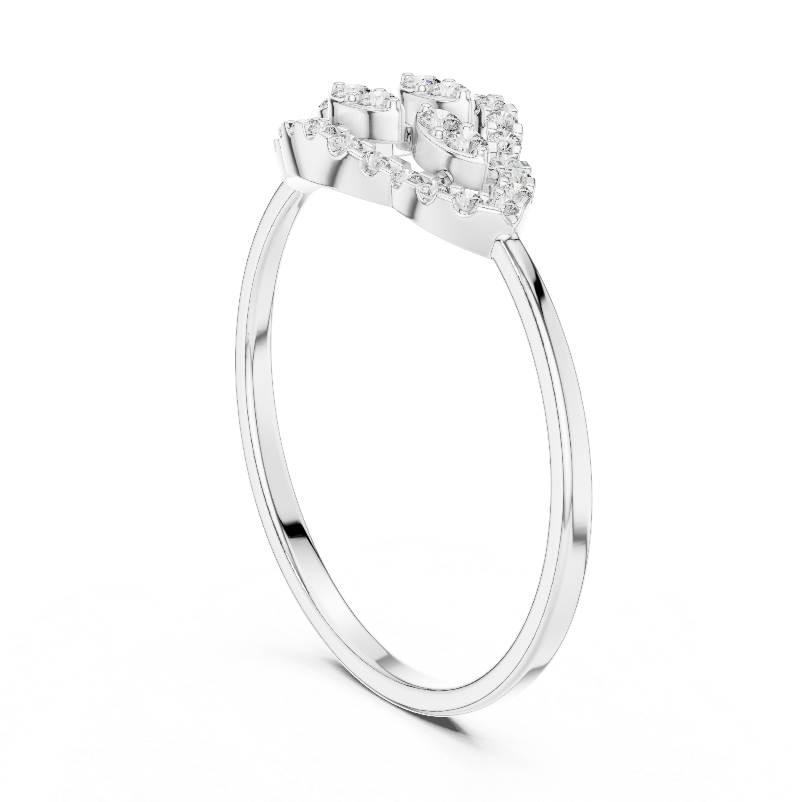 Decorative toe ring with engraved detail.