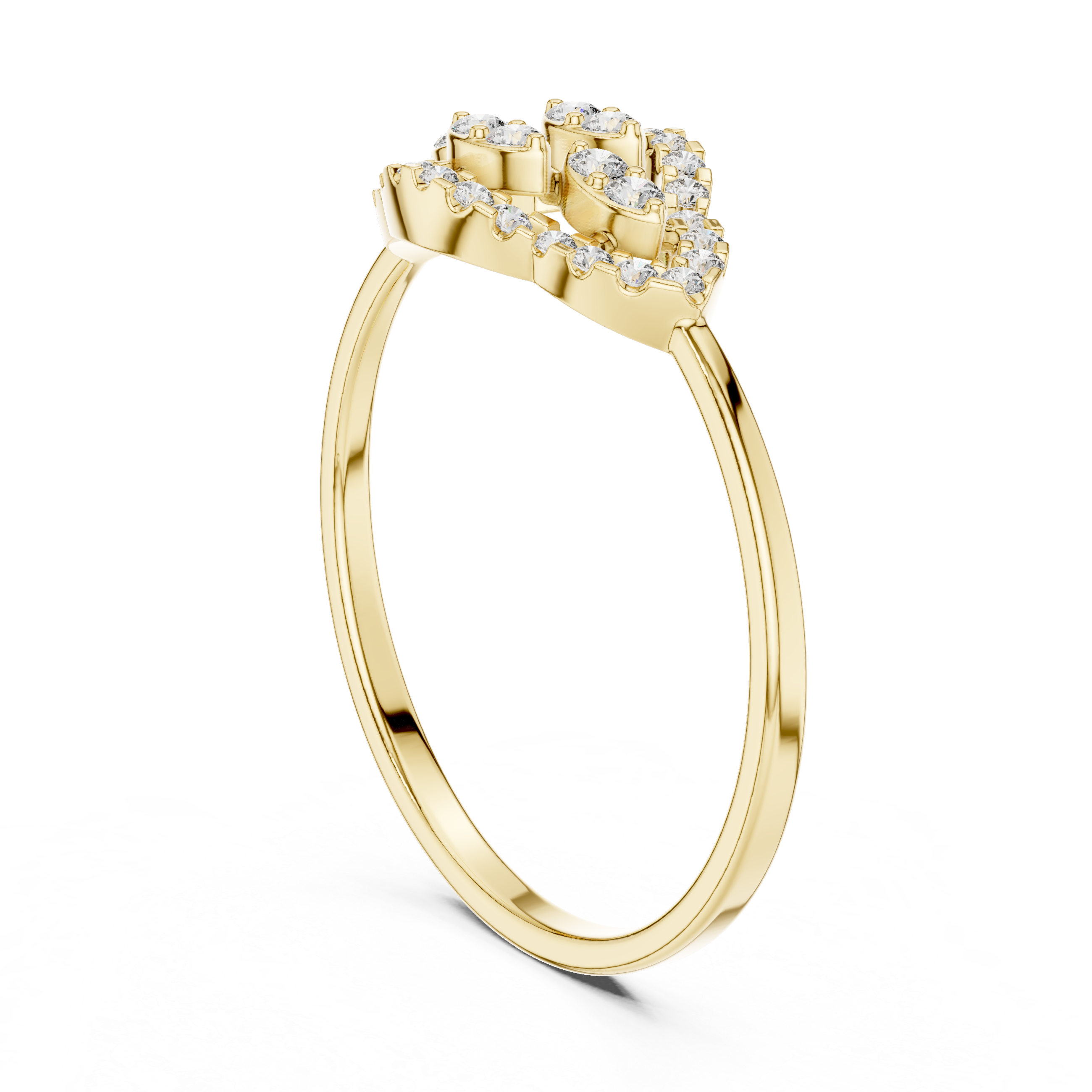Gemstone toe ring with colored stone.
