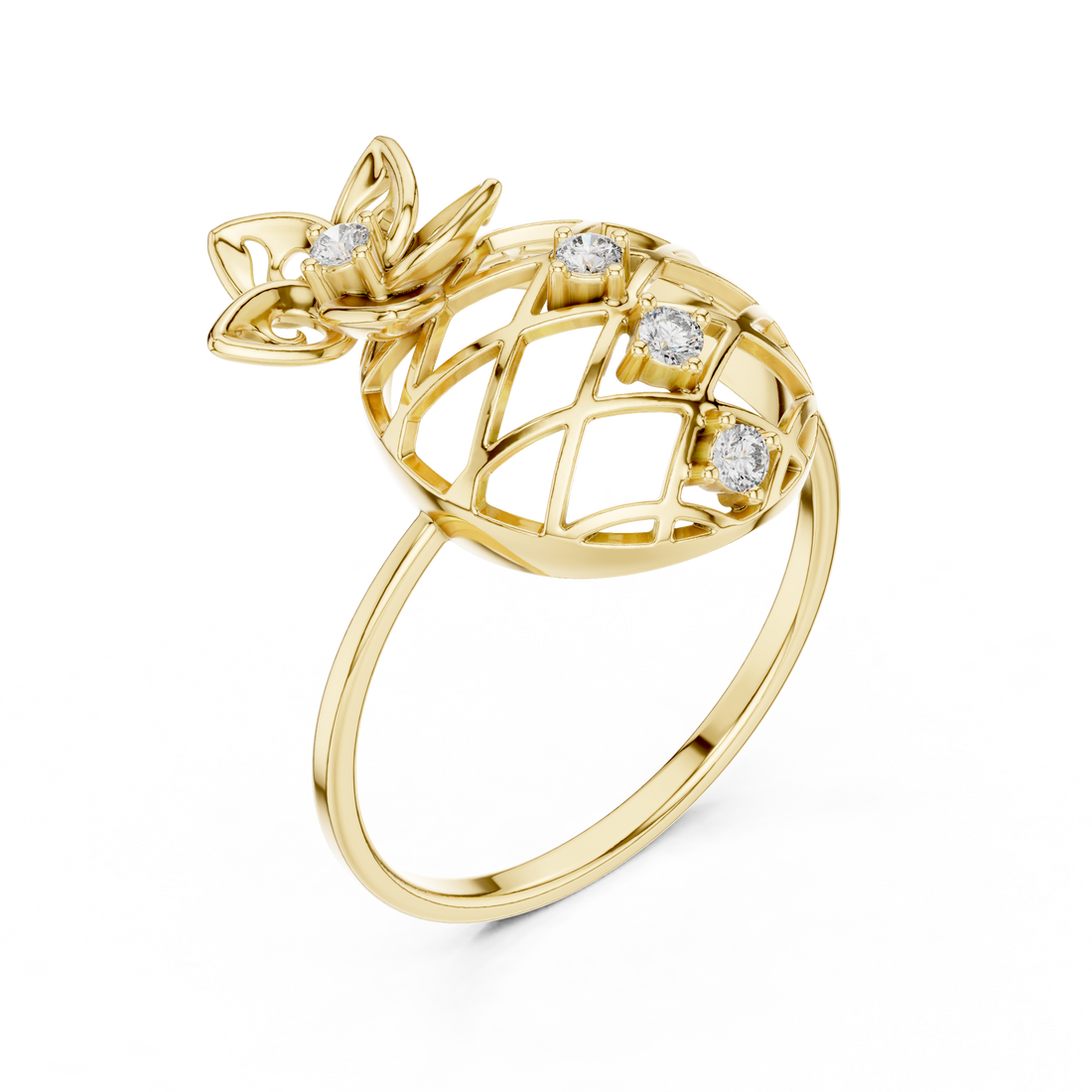 Gold oval hoop earrings with lightweight style.