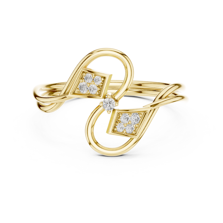 Gold locket necklace with classic shape.