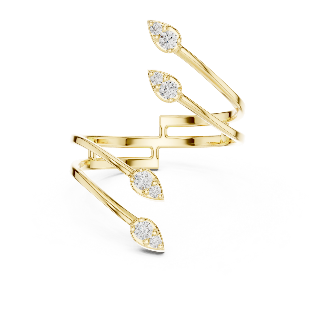 Double-layer bracelet with modern style.