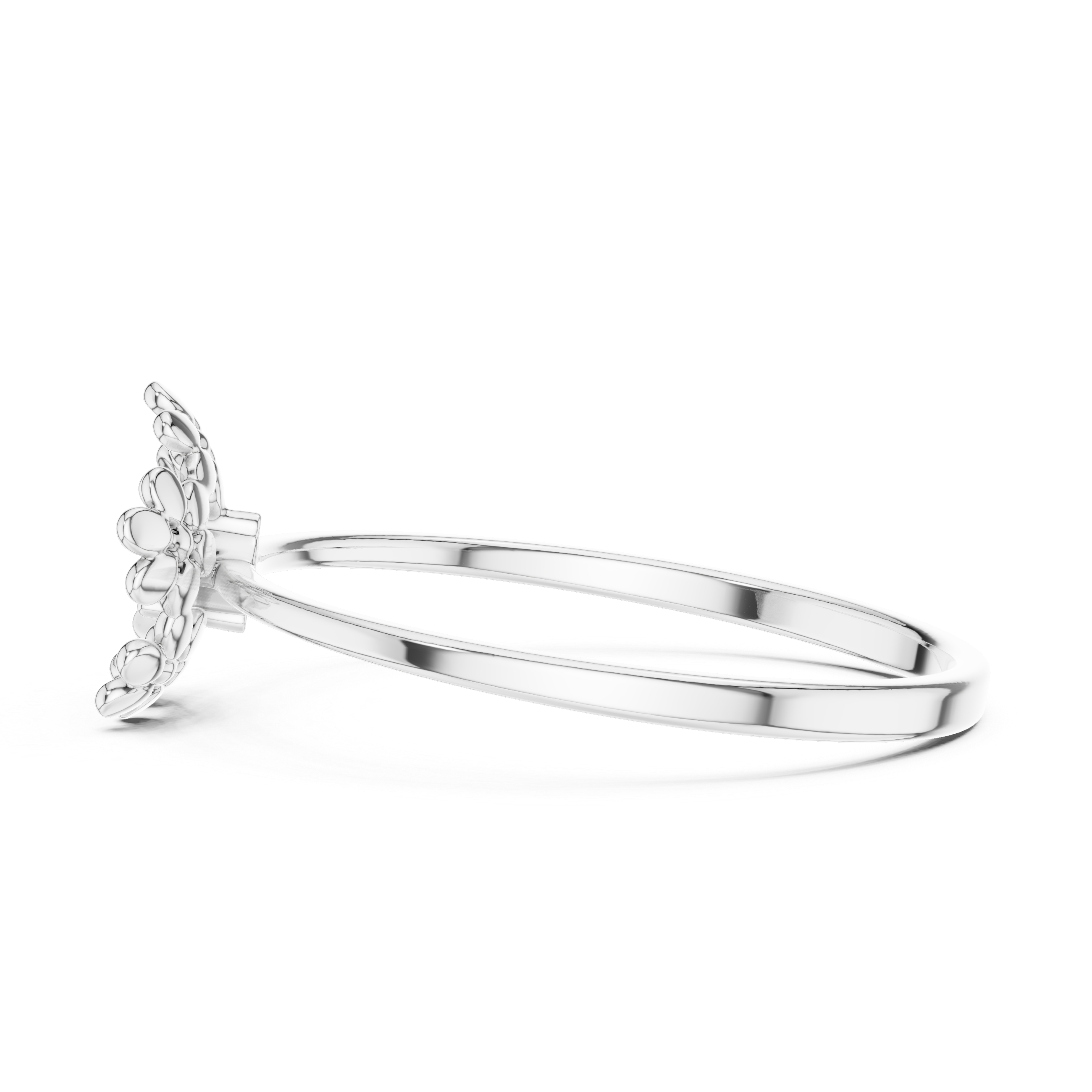 Statement bridal necklace with bold centerpiece.