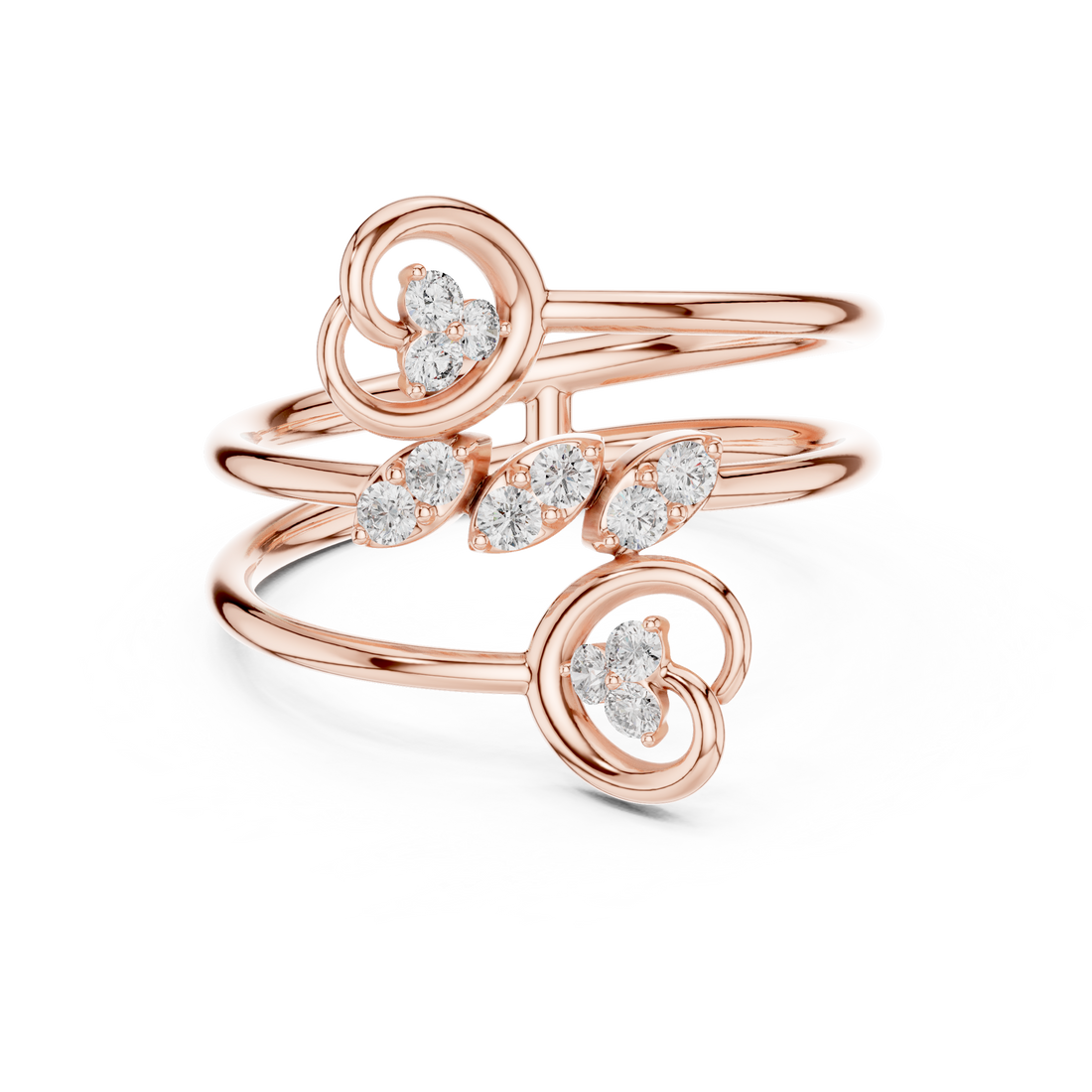 Classic gold nose ring with smooth hoop.