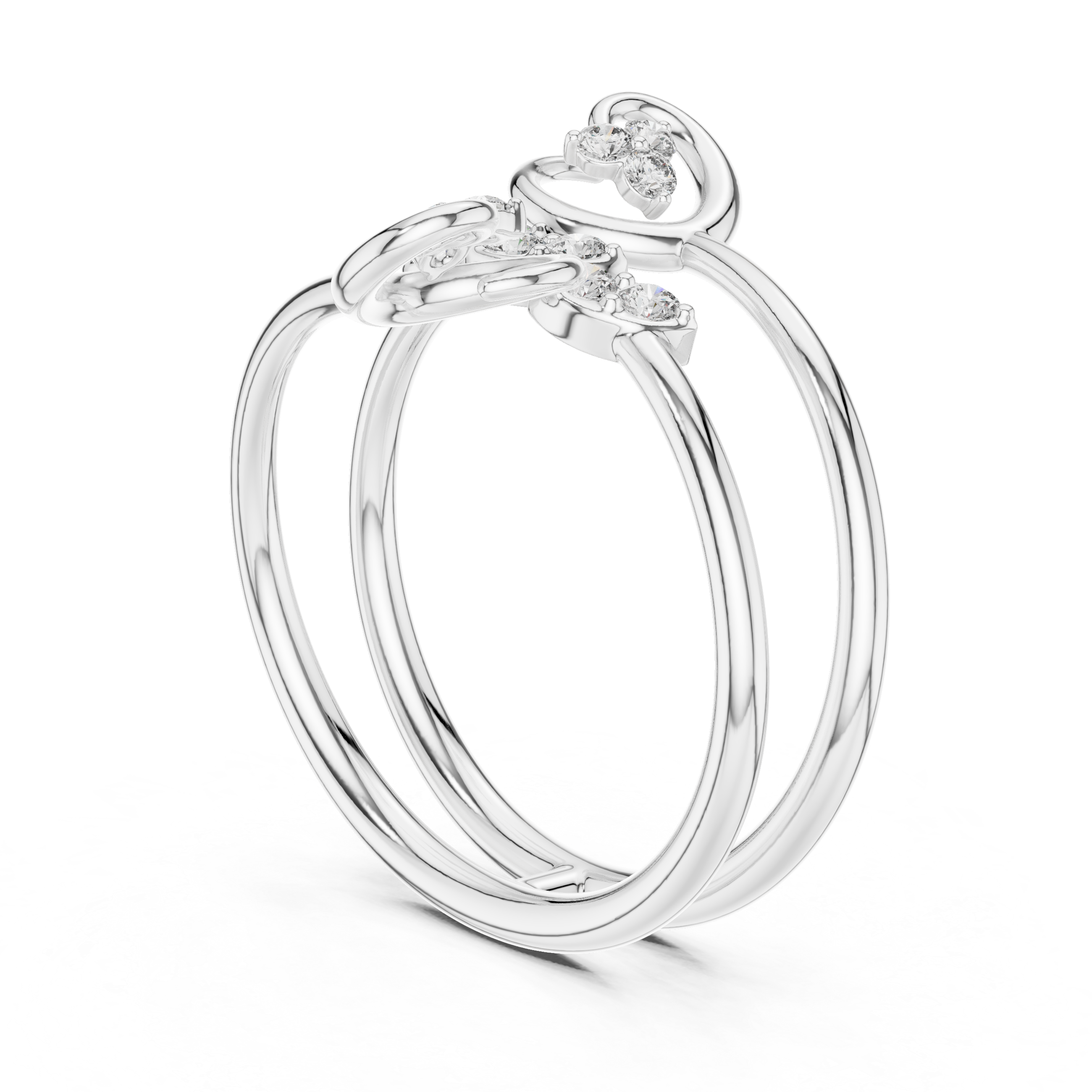 Silver anklet with fine chain design.