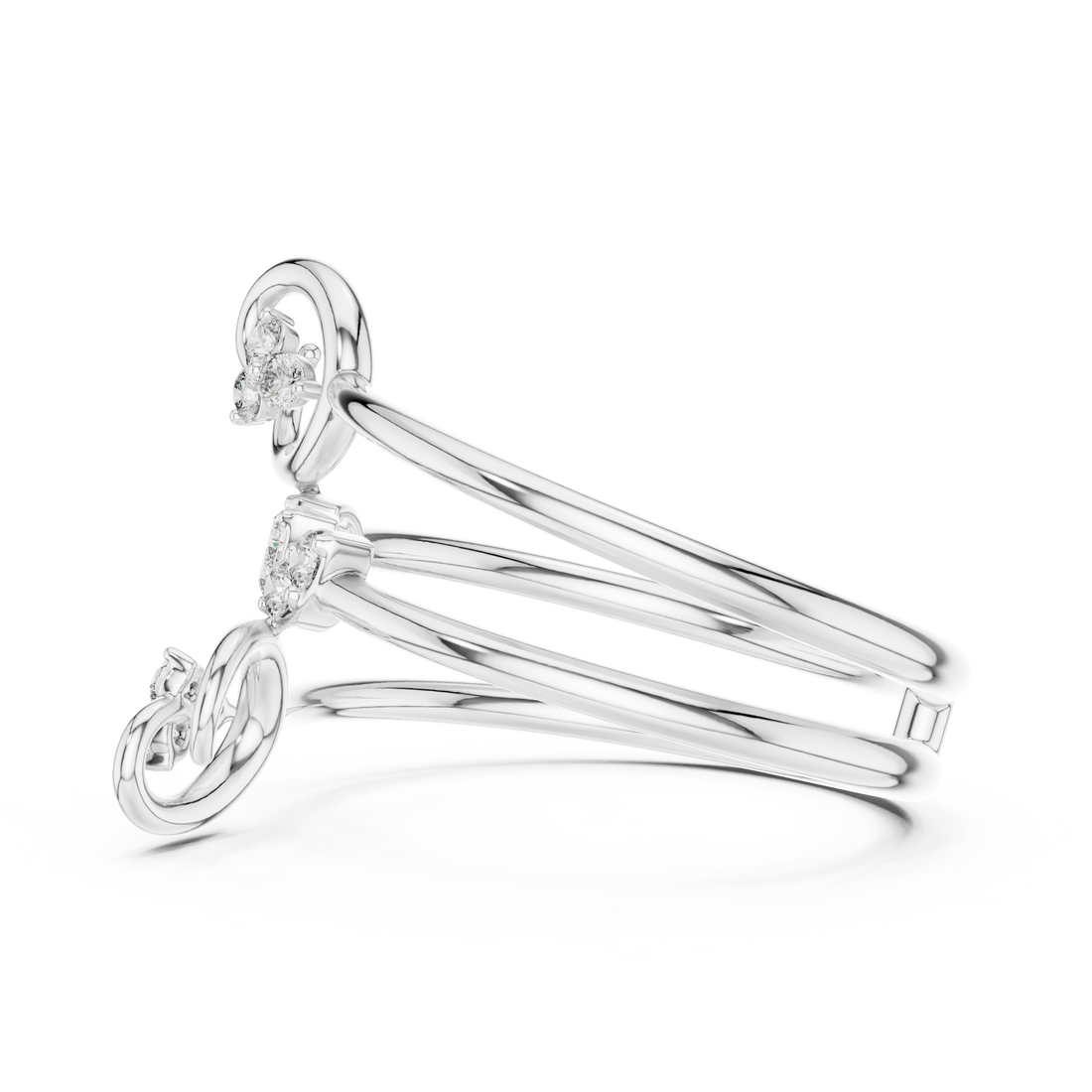Beaded anklet with decorative elements.