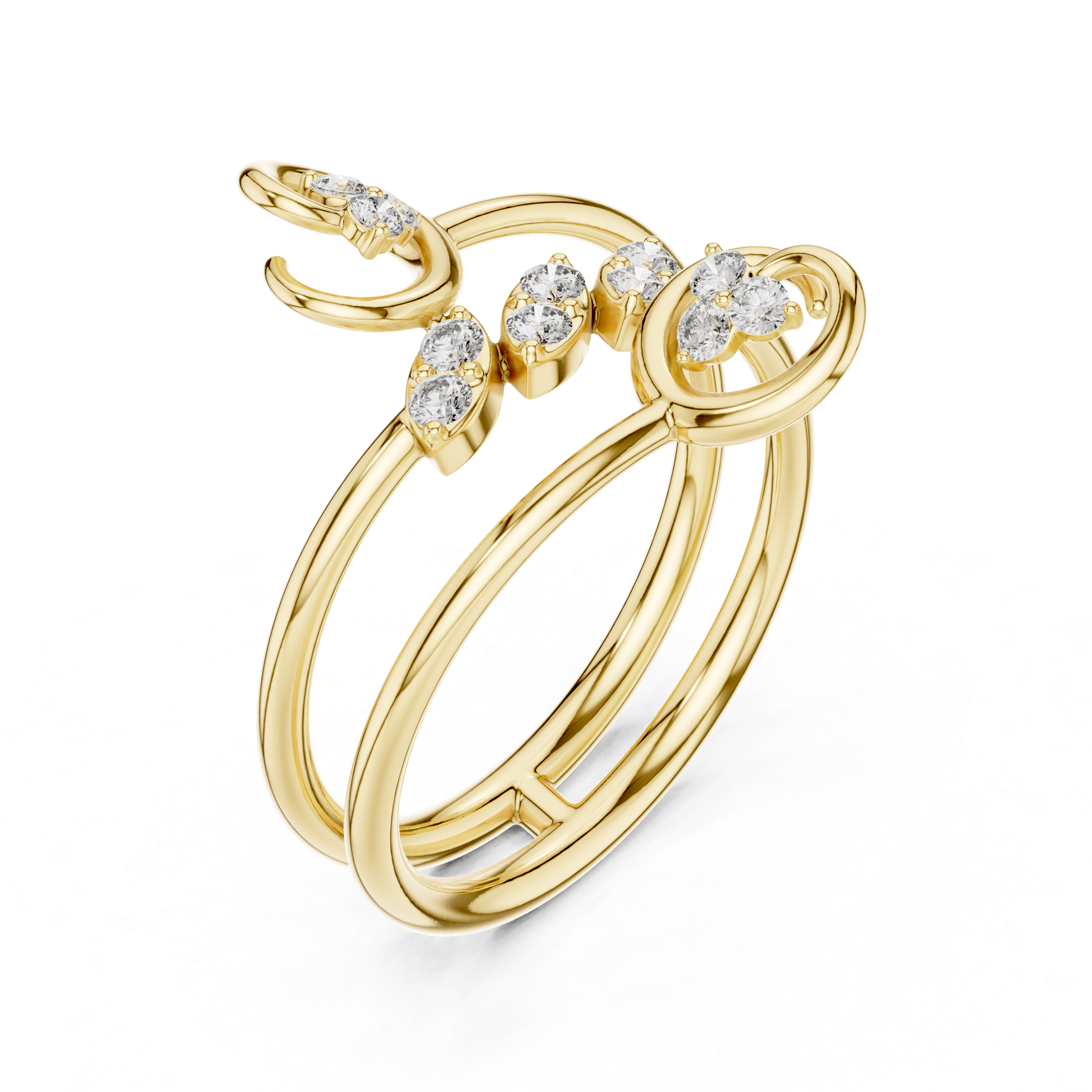 Plain silver toe ring with smooth band.