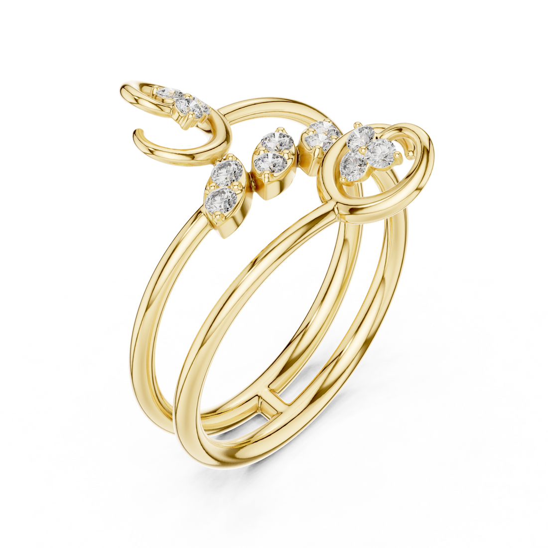 Plain silver toe ring with smooth band.