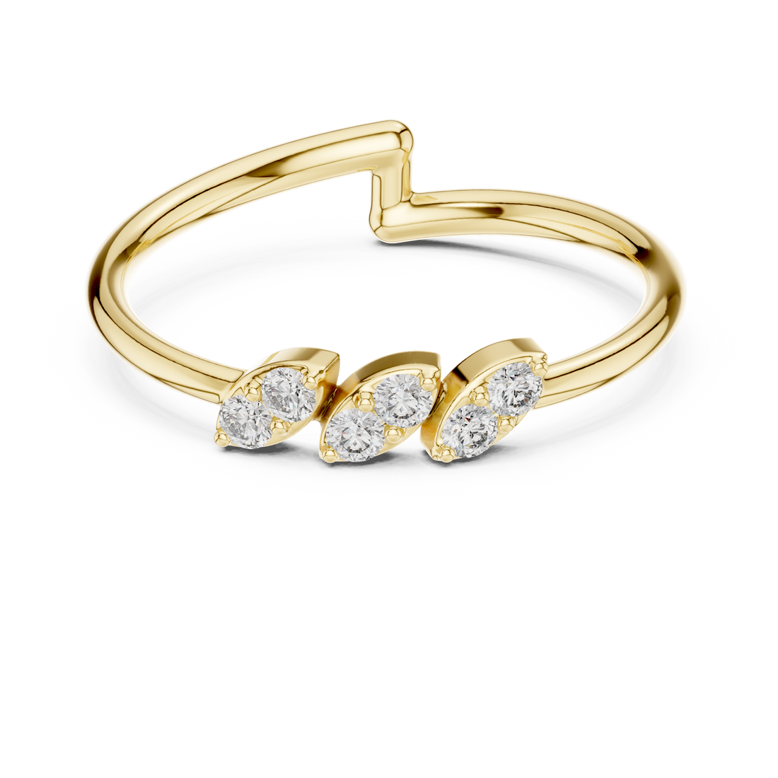Smooth men's band with polished surface.