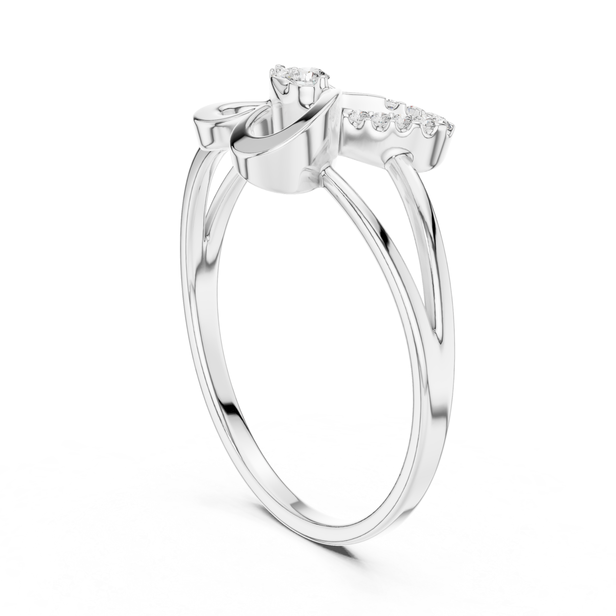 Slim gold toe ring with modern style.