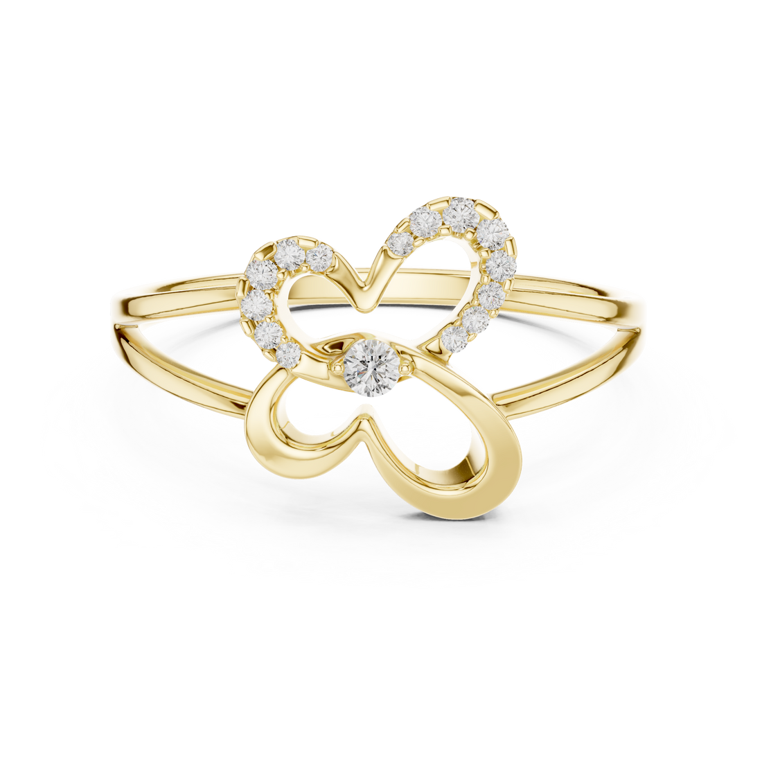 Minimal gold choker with slim structure.
