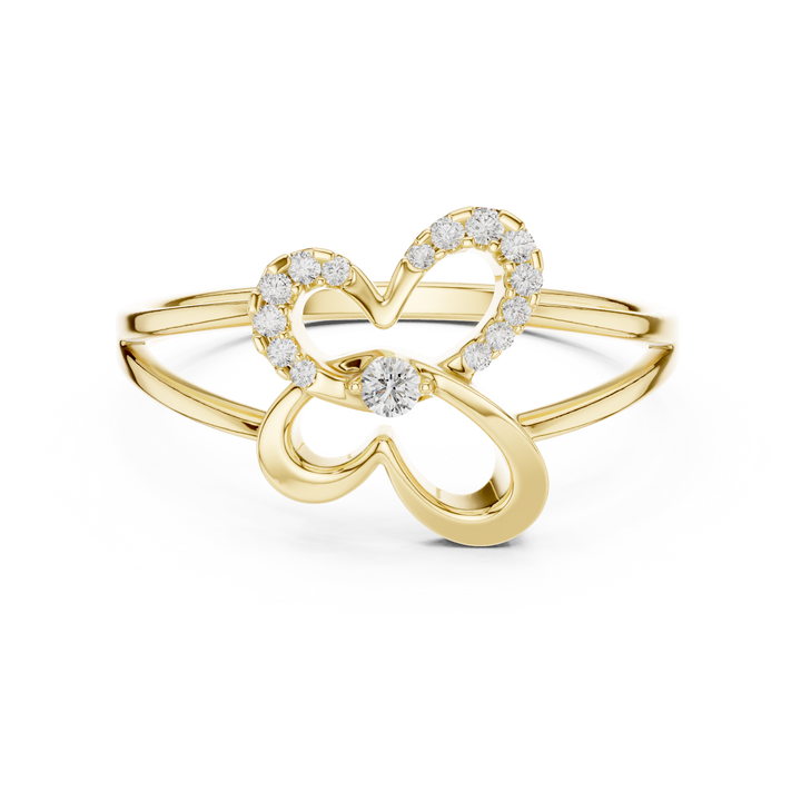 Minimal gold choker with slim structure.