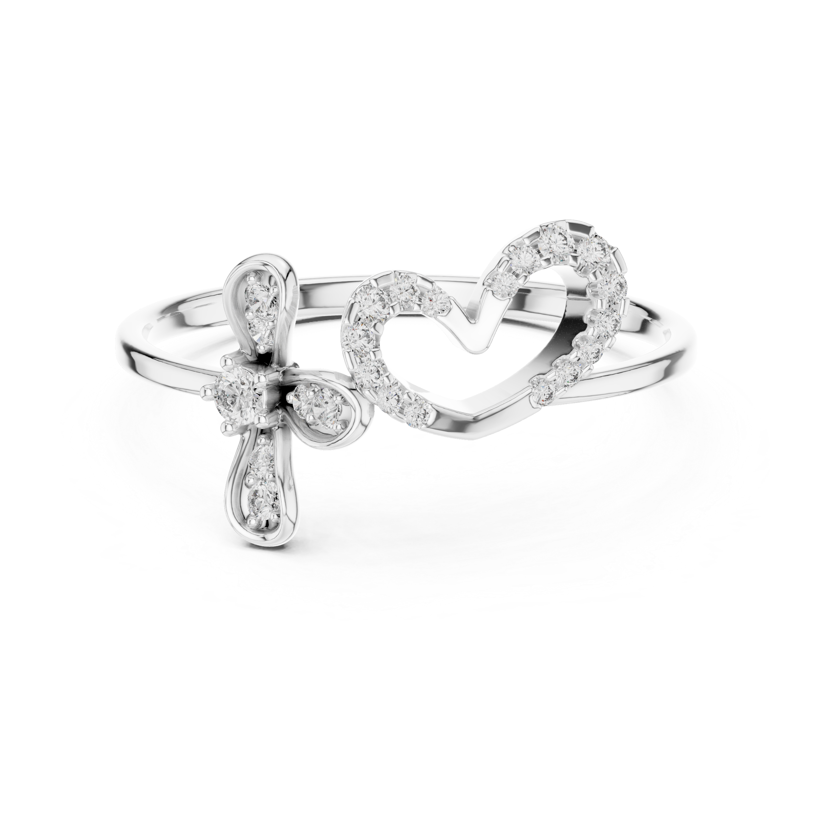 Thin engagement ring with elegant simplicity.