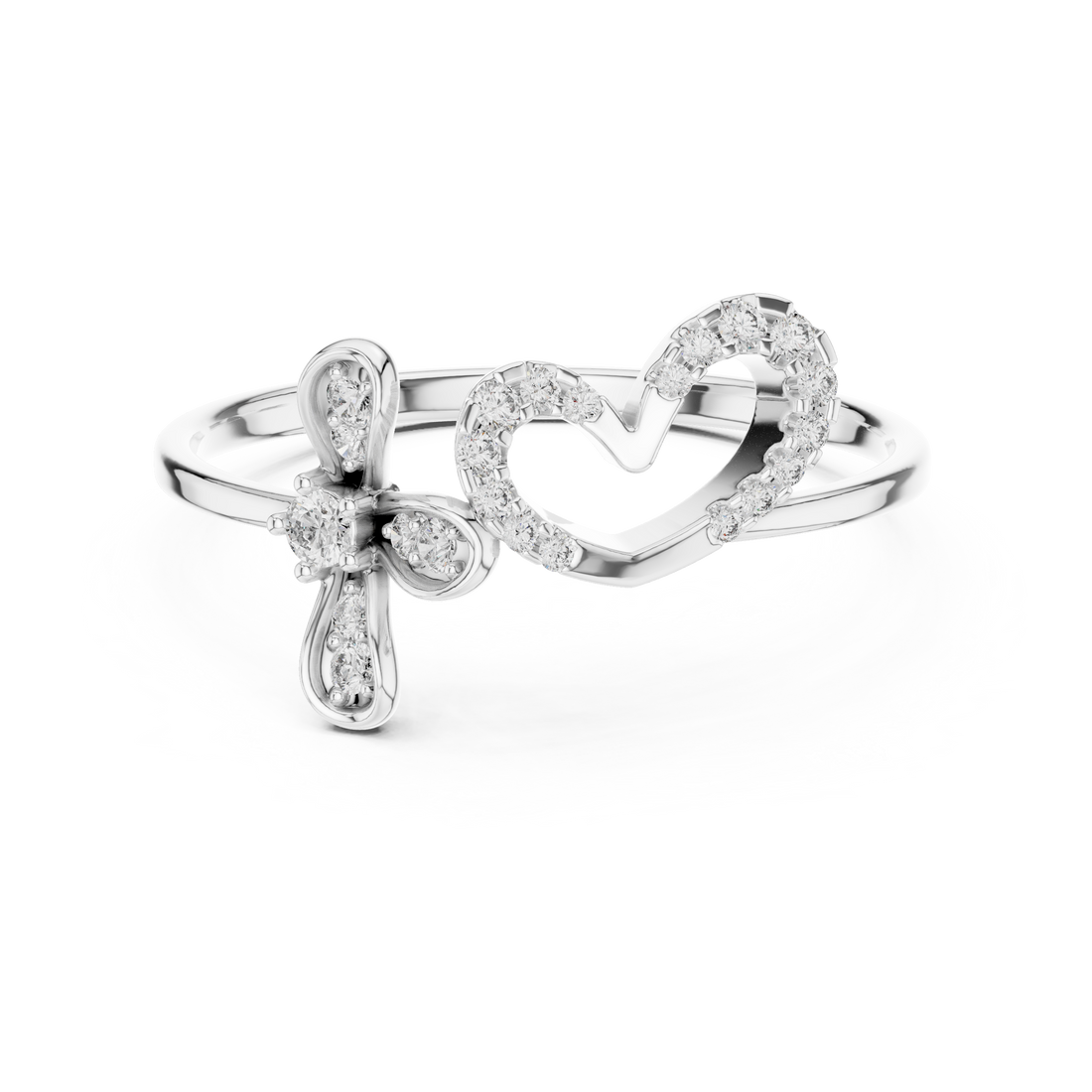 Thin engagement ring with elegant simplicity.