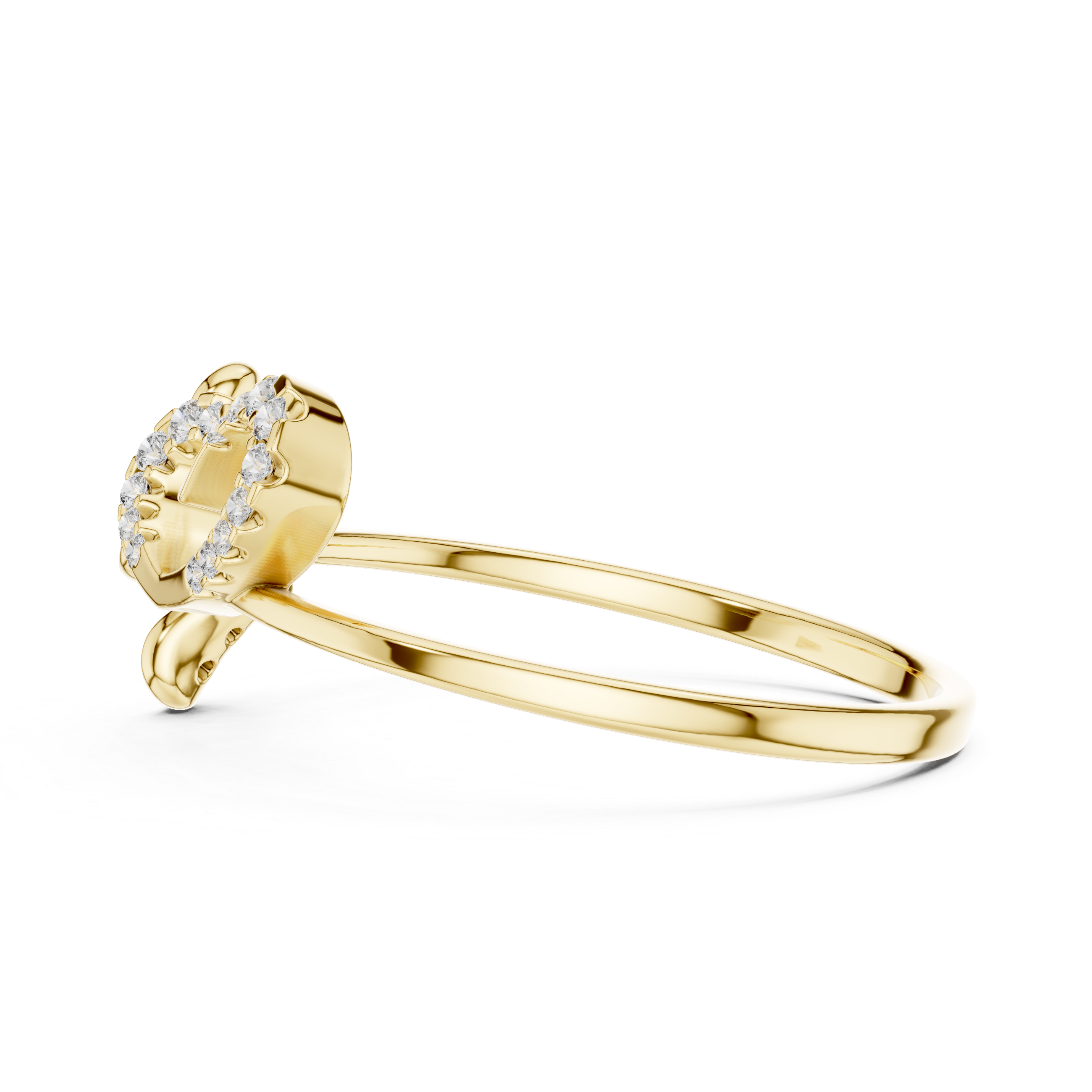 Slim cuff bracelet with smooth edges.