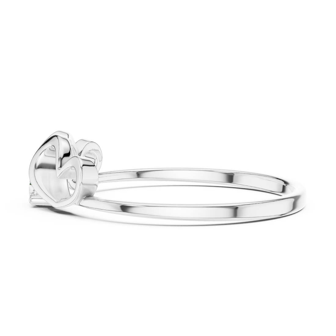 Decorative gemstone toe ring with colorful shine.