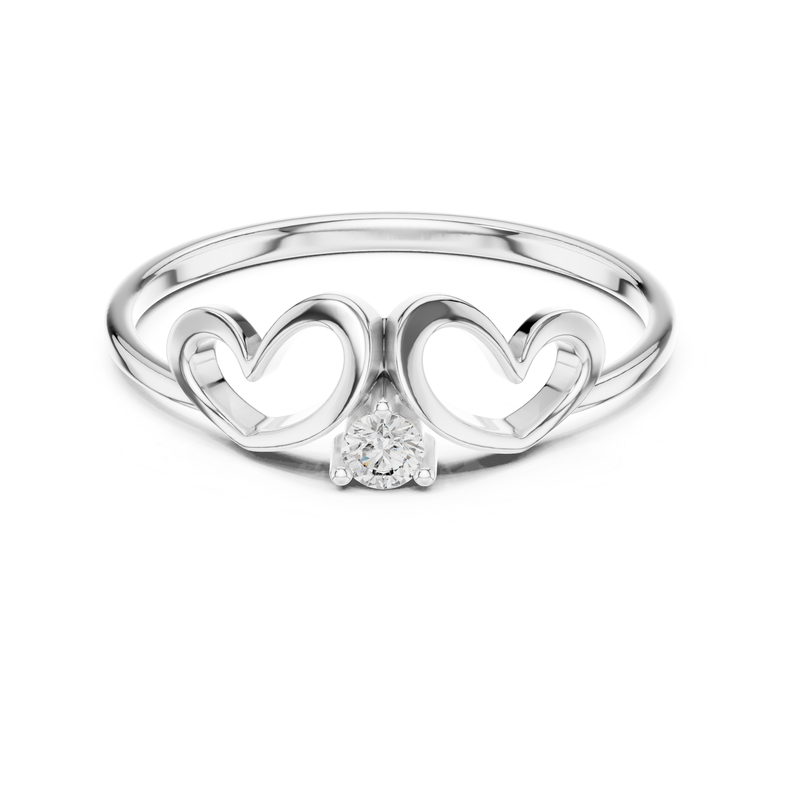 Modern pearl ring with sleek band finish.