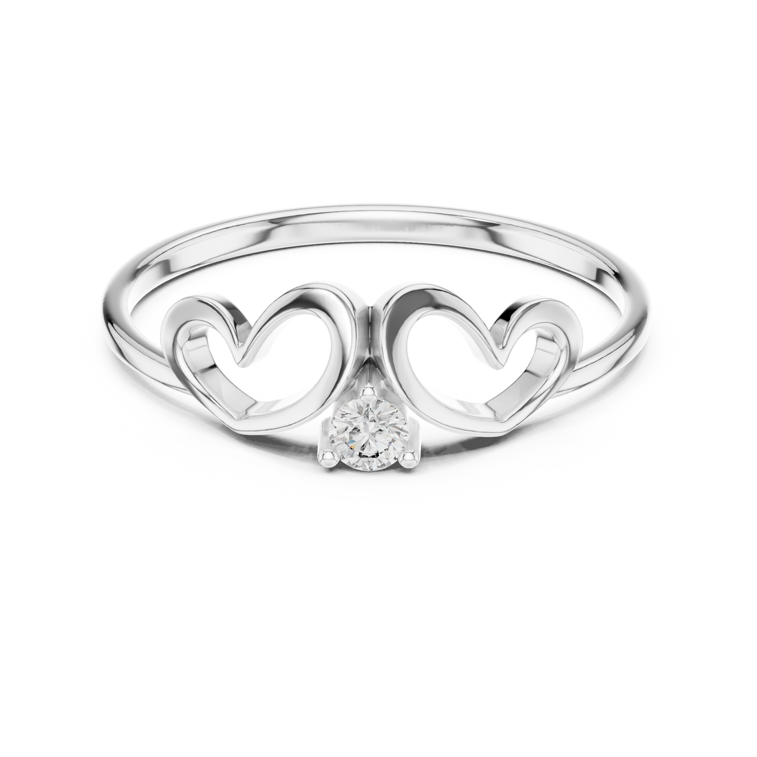 Modern pearl ring with sleek band finish.