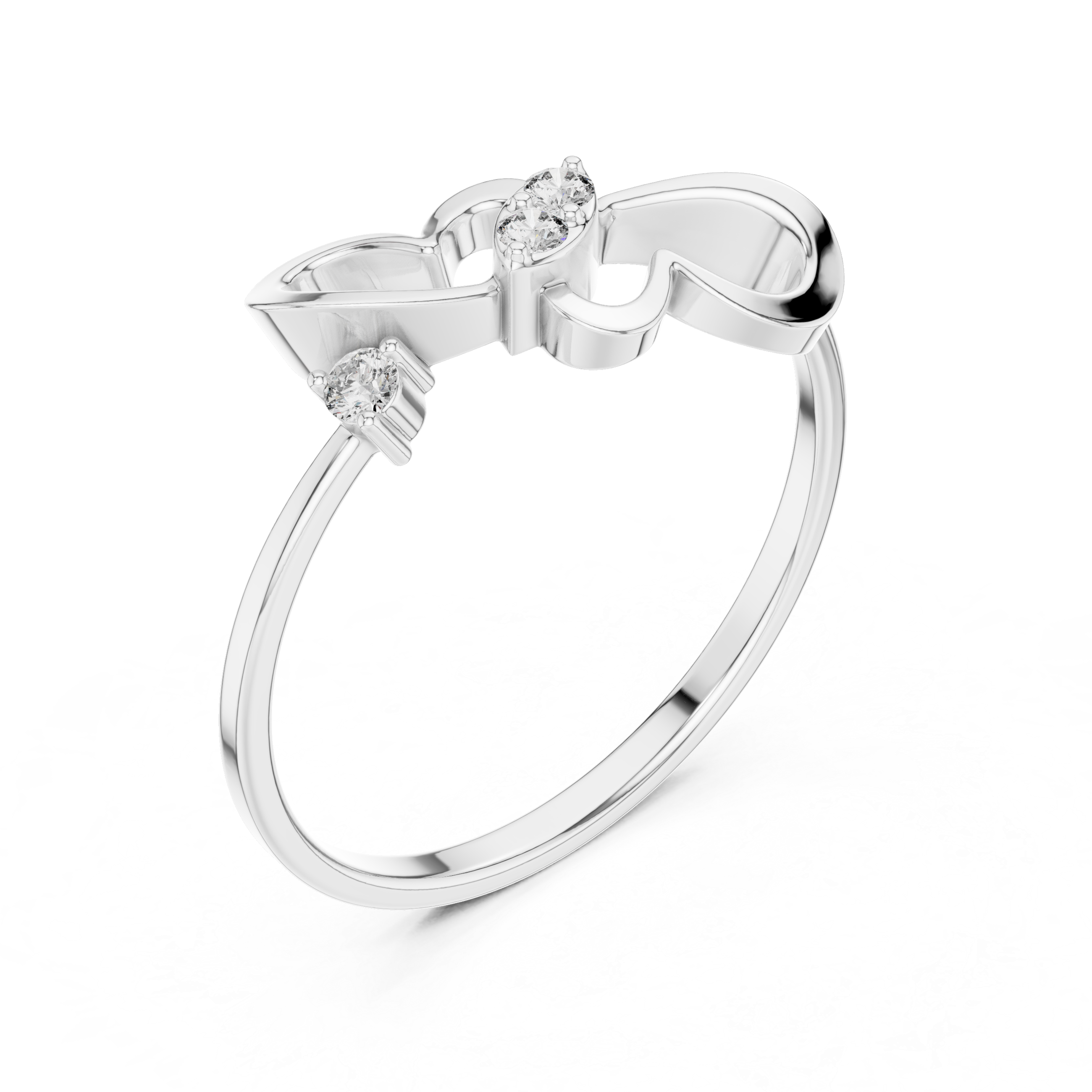 Thin diamond bracelet with elegant sparkle.