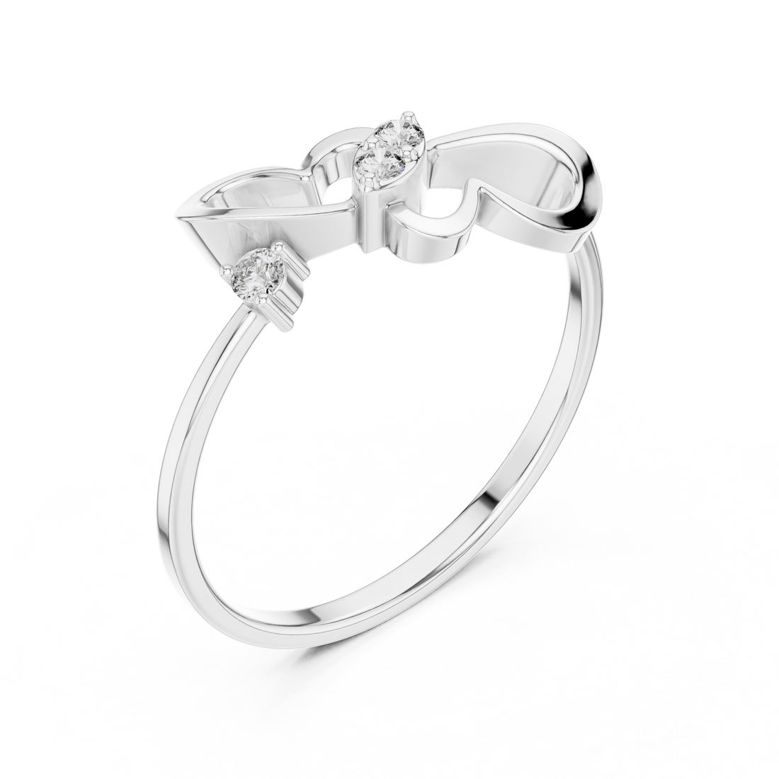 Thin diamond bracelet with elegant sparkle.