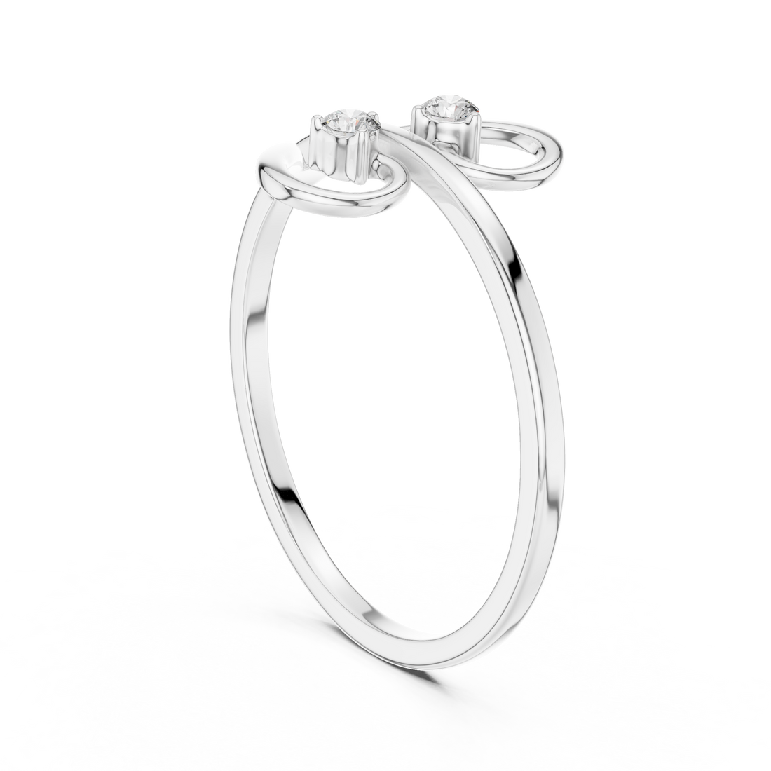Classic marquise diamond ring with polished gold band.