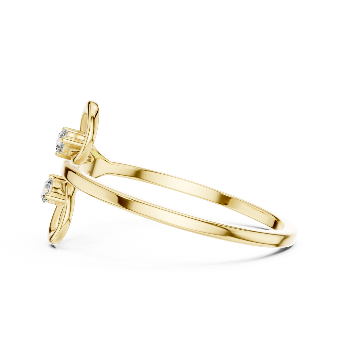 Minimal thin ring with smooth rounded edges.