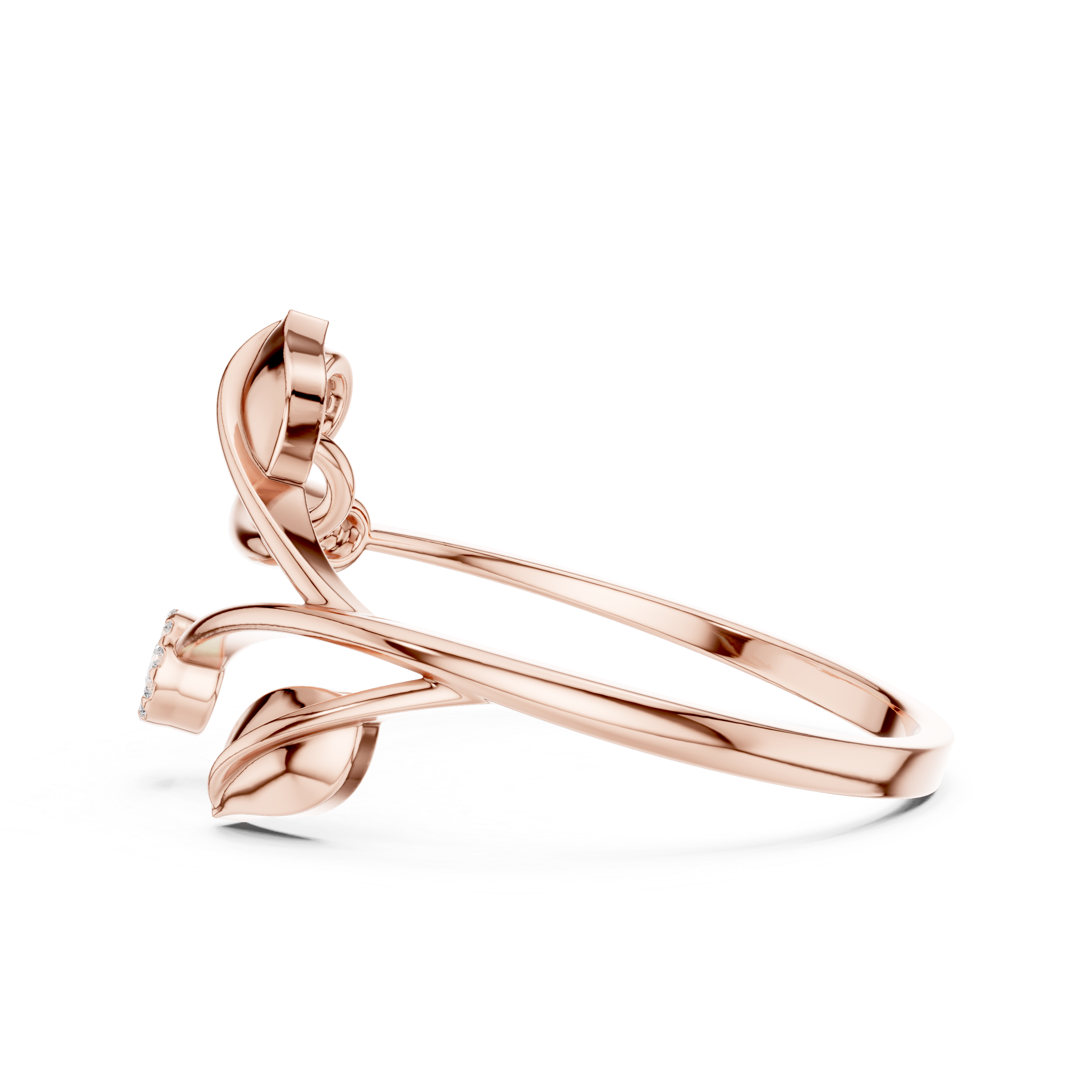 Mini gold hoop earrings with smooth shine.