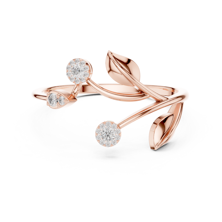 Modern twisted band ring with contemporary style.