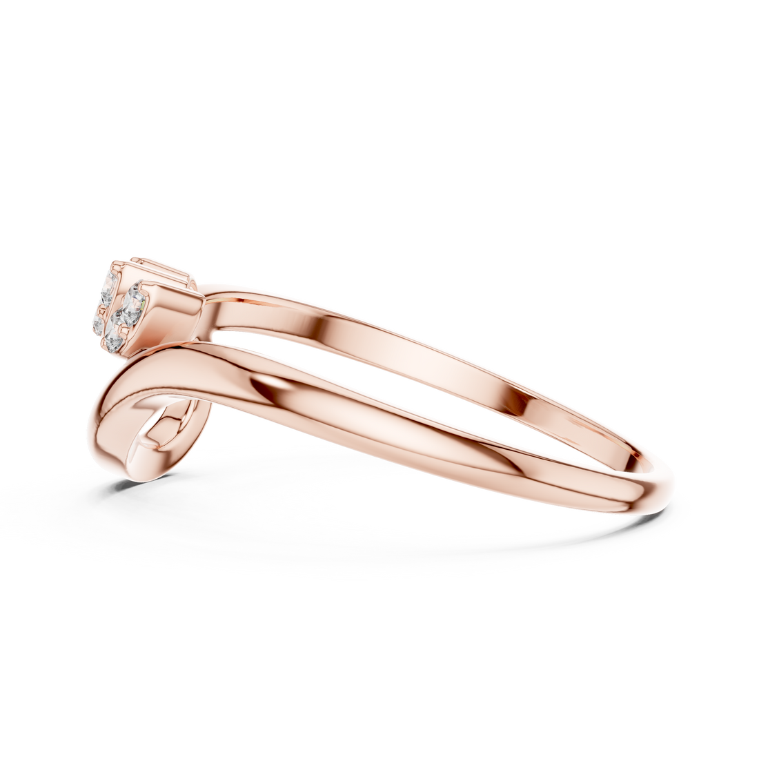 Plain toe ring with sleek polished band.