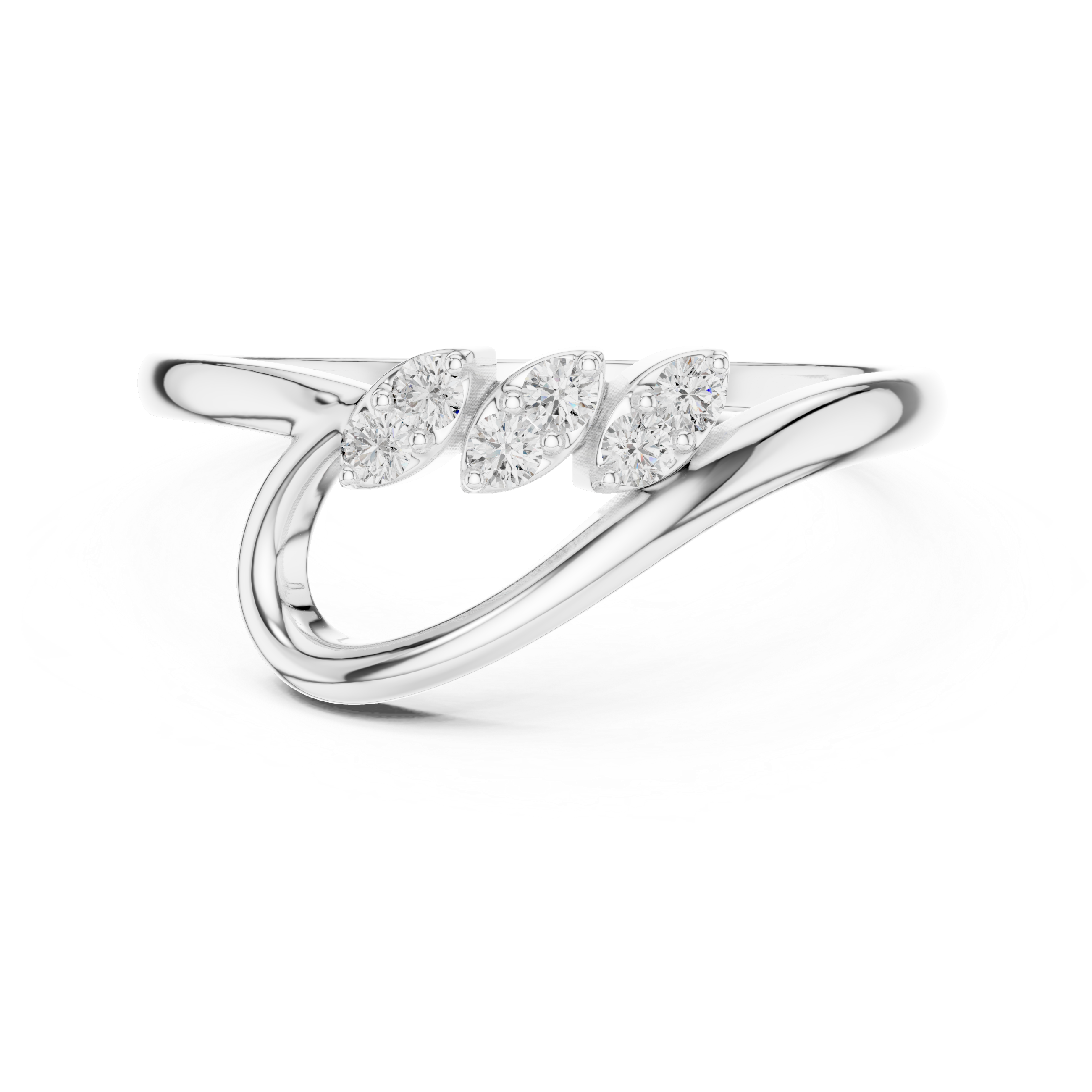 Classic toe ring with smooth edges.