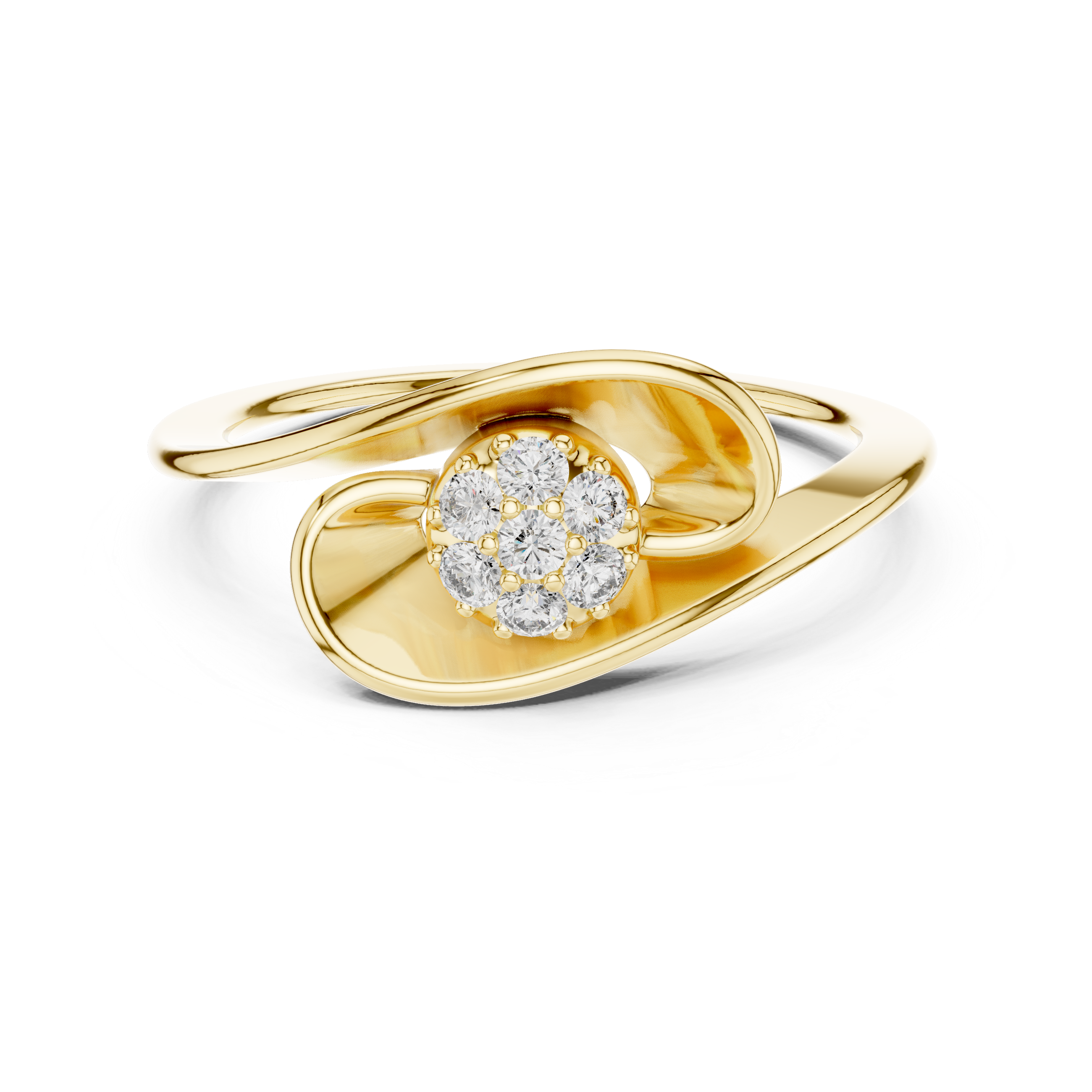 Slim stackable bangle with lightweight look.