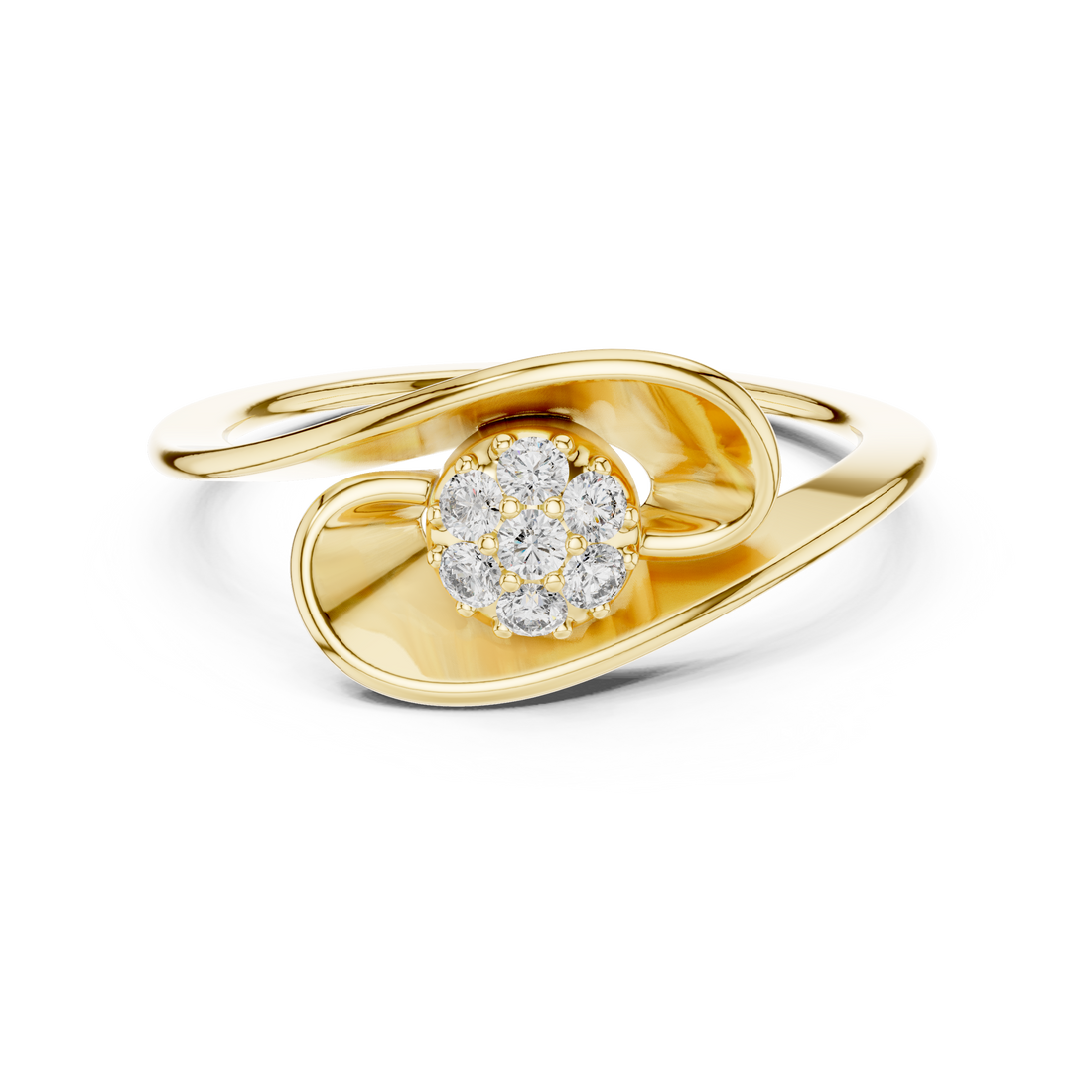 Slim stackable bangle with lightweight look.