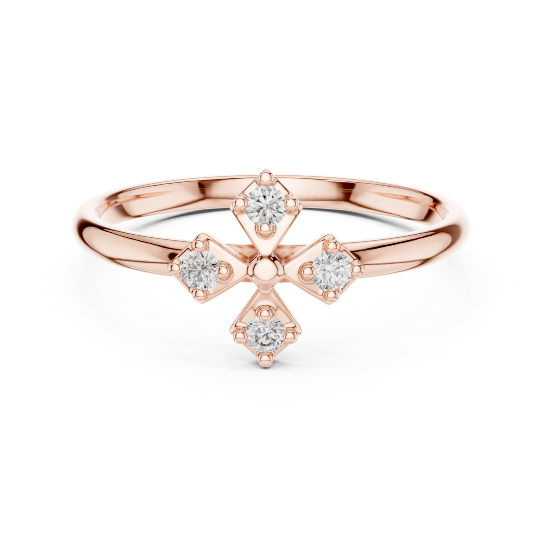 Cushion-cut engagement ring with classic shine.