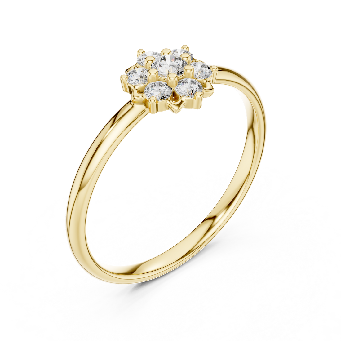 Classic engagement ring with timeless elegance.