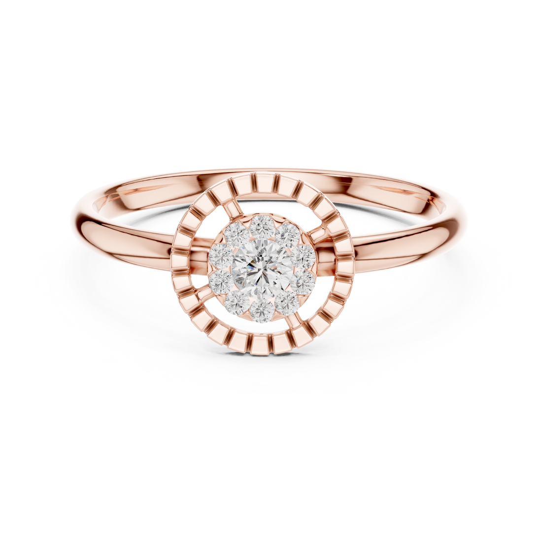 Smooth polished wedding band with timeless design.