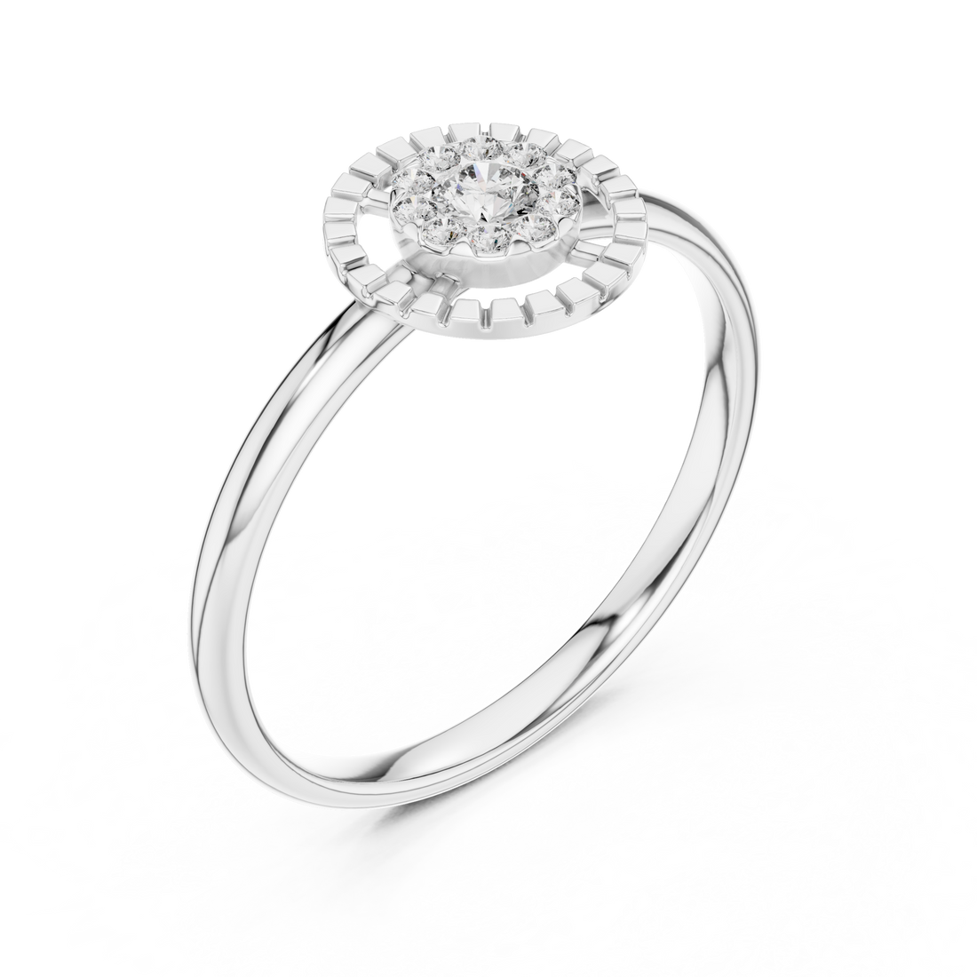 Modern pearl ring with sleek polished band.