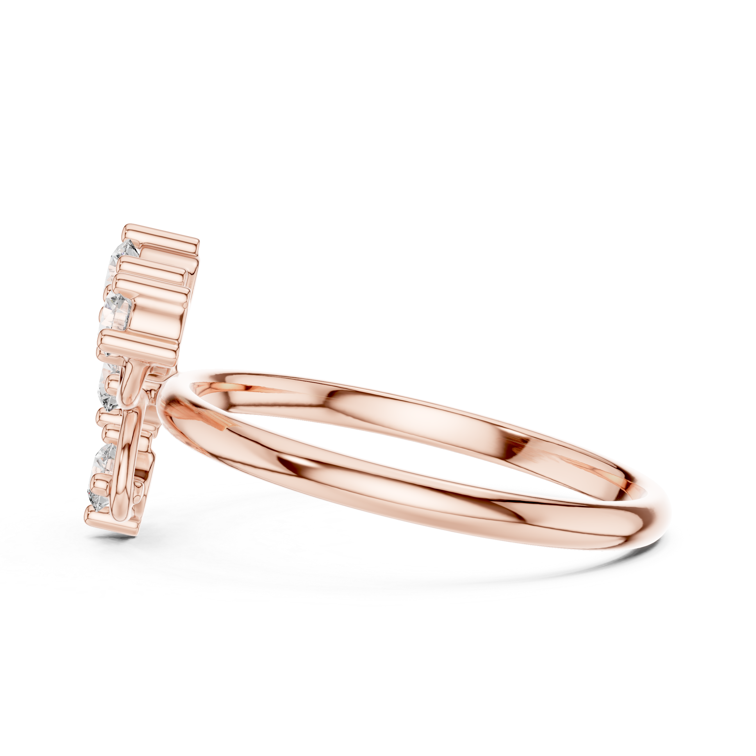 Thin diamond bracelet with elegant sparkle.