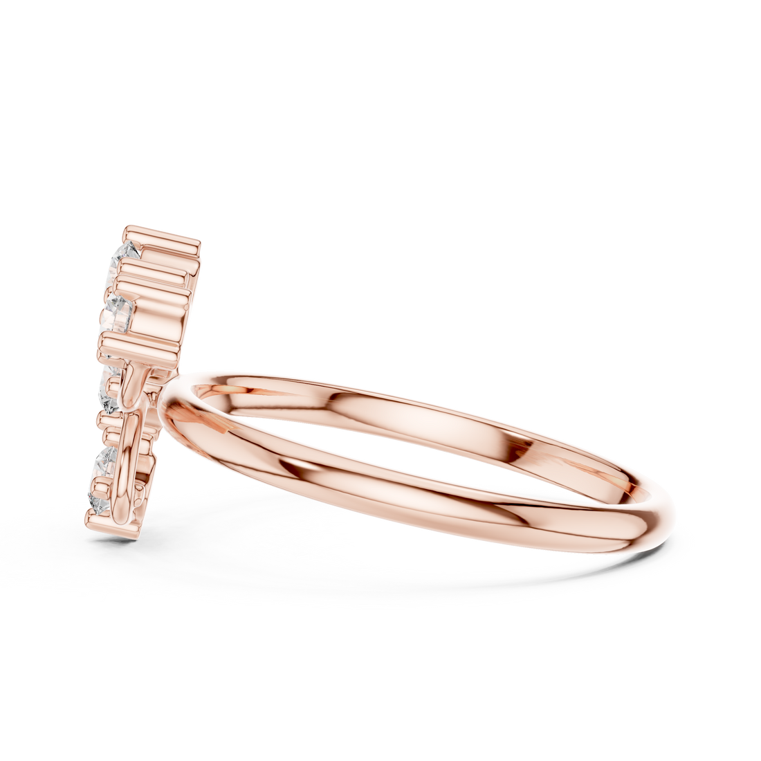 Thin diamond bracelet with elegant sparkle.