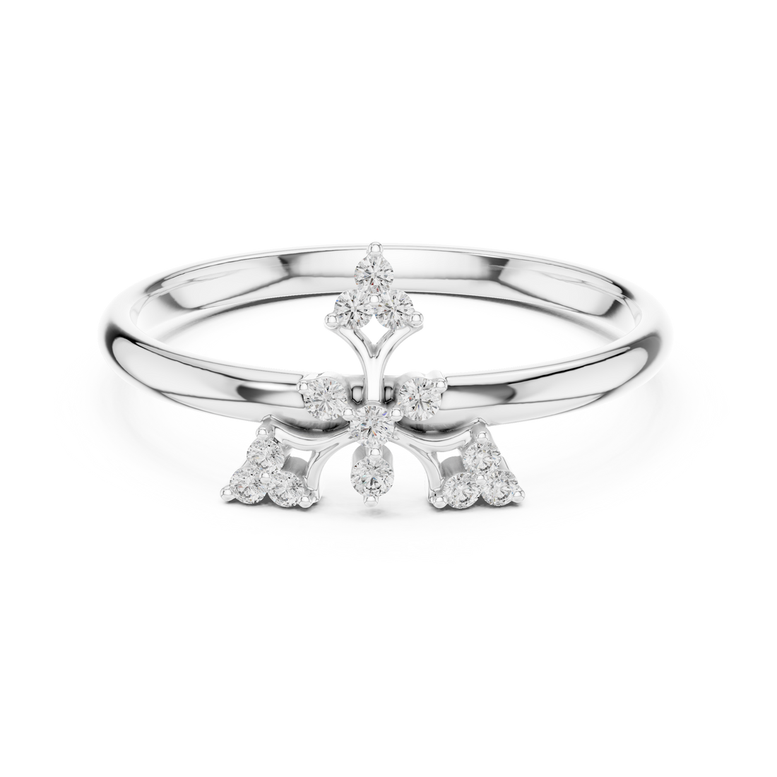 Classic tennis bracelet with sparkling diamonds.