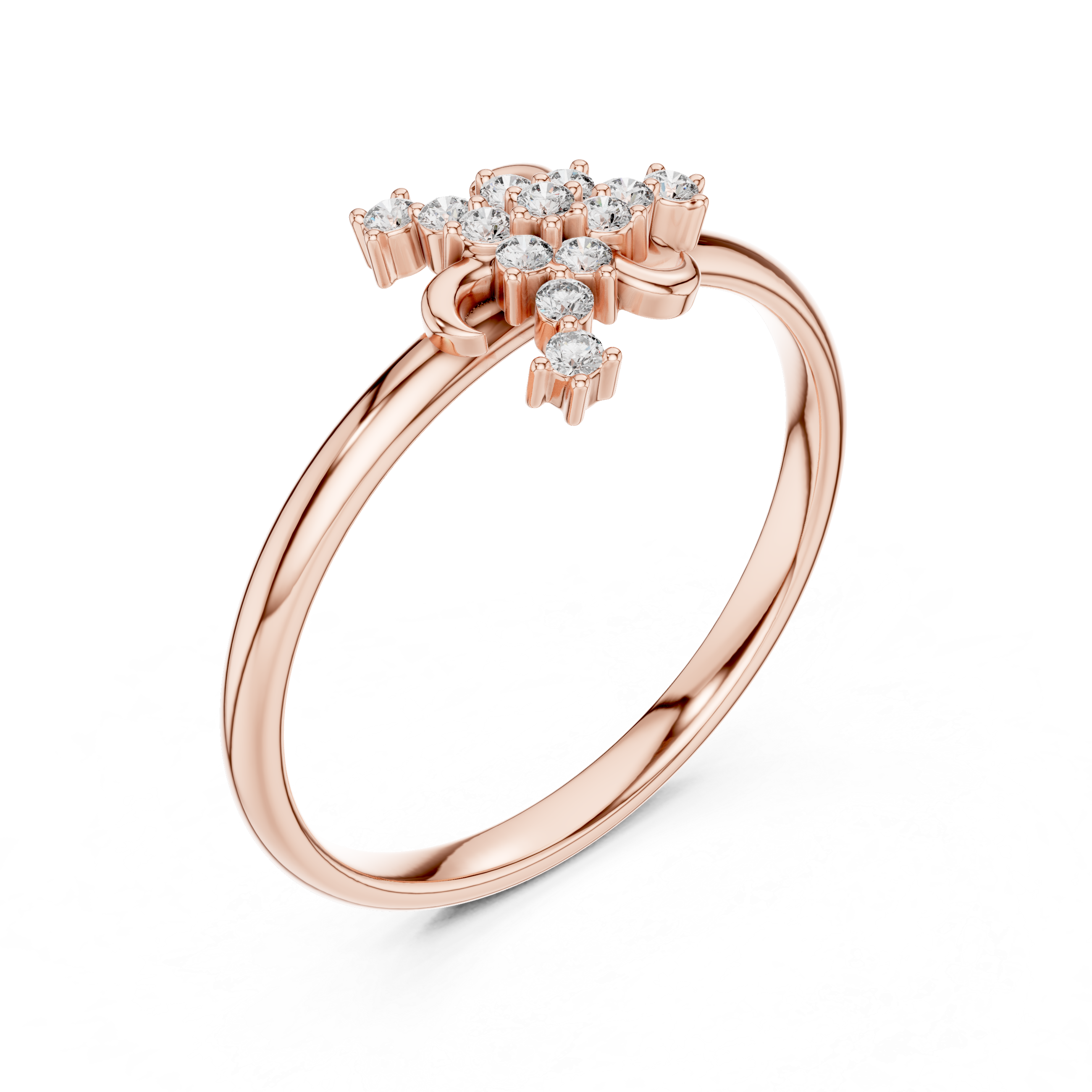 Classic bridal collar necklace with smooth finish.
