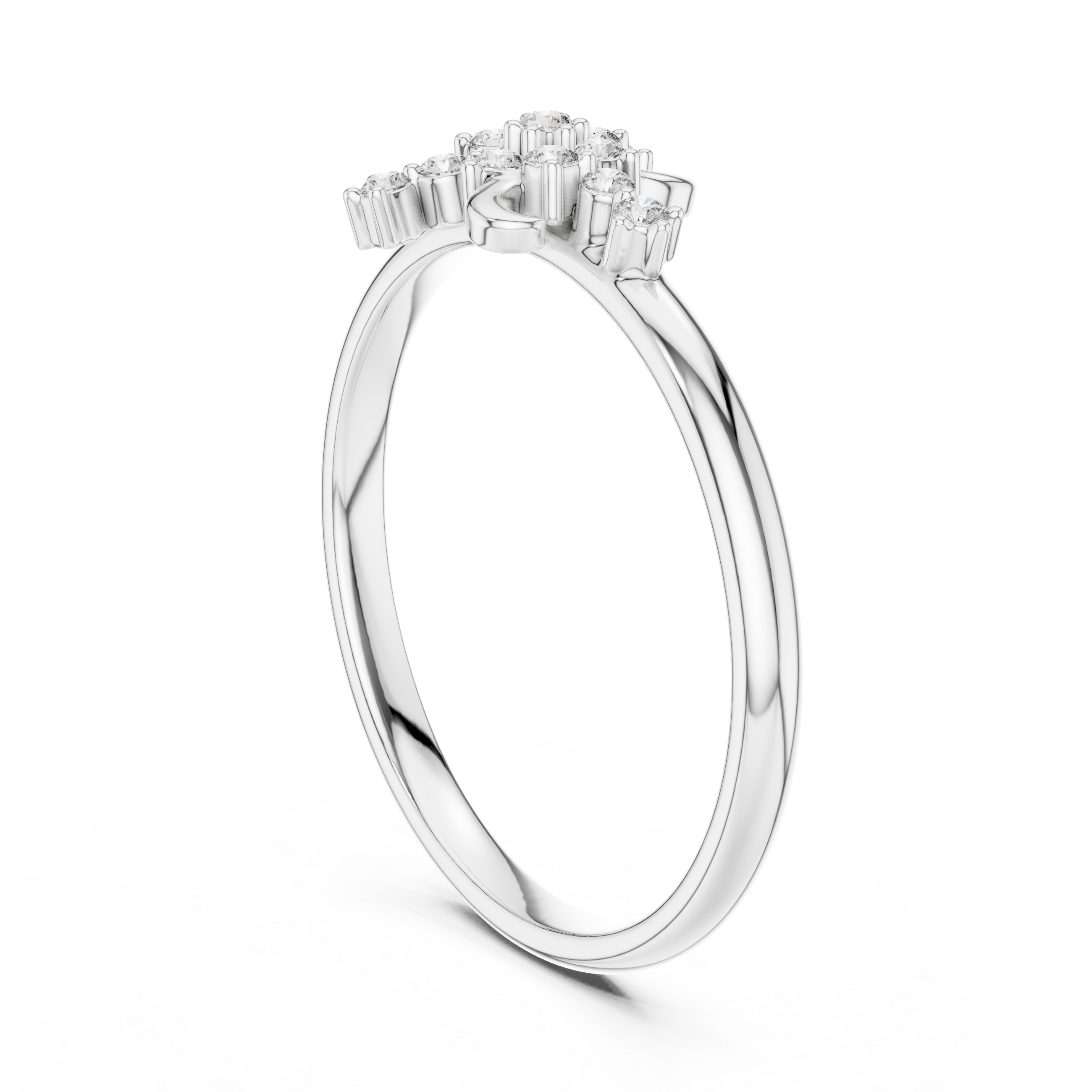 Classic gold nose hoop with thin polished band.