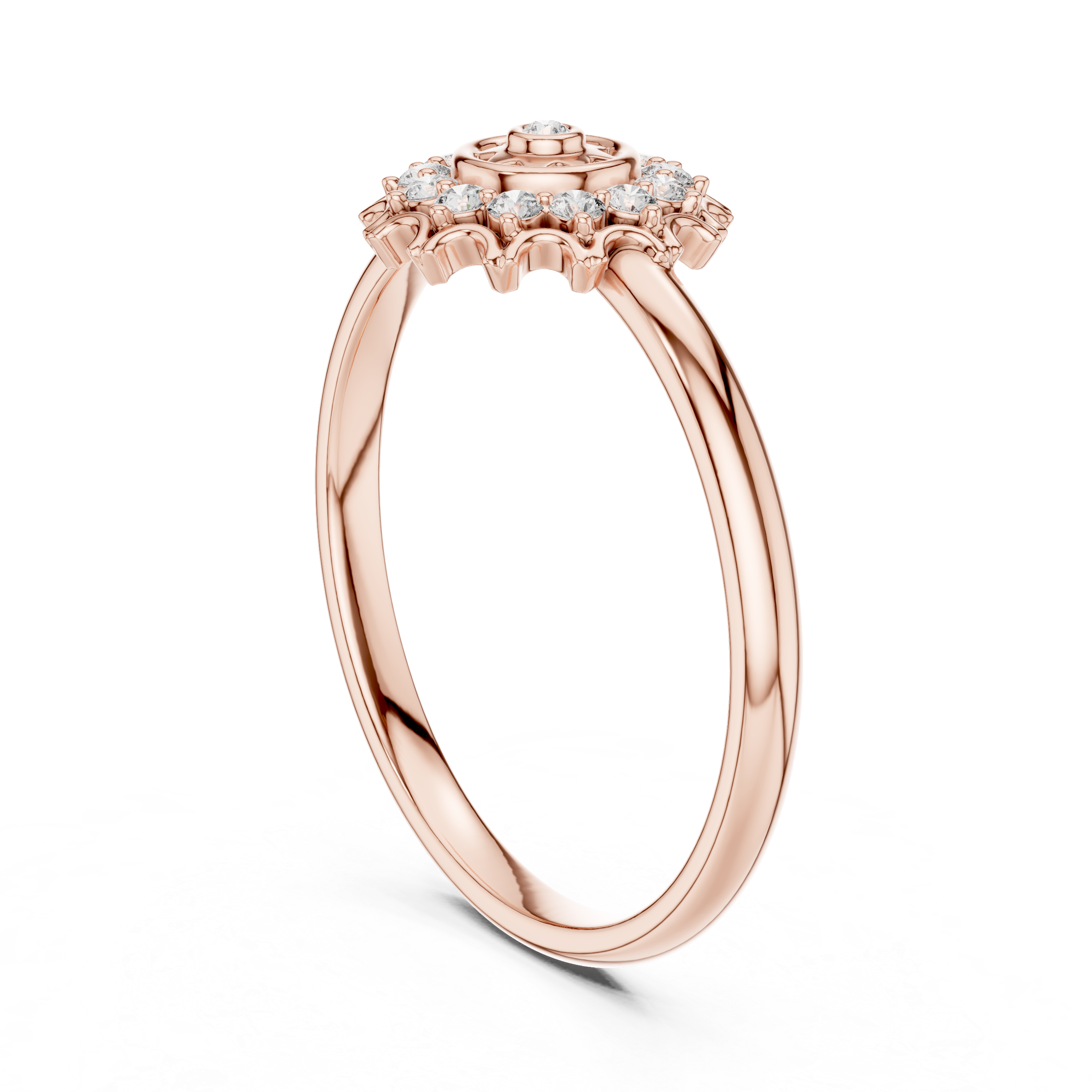 Smooth men's wedding band with matte finish.