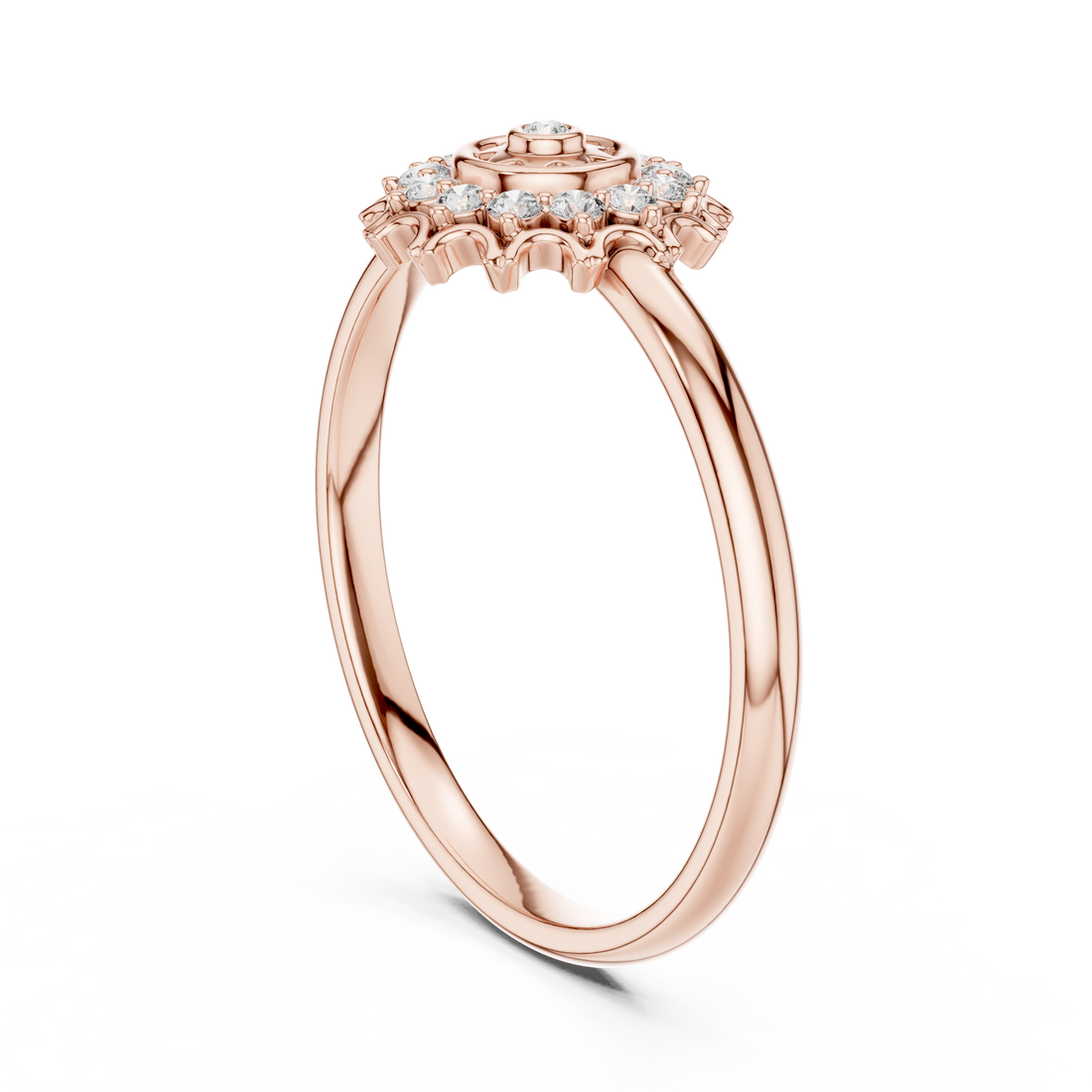 Smooth men's wedding band with matte finish.